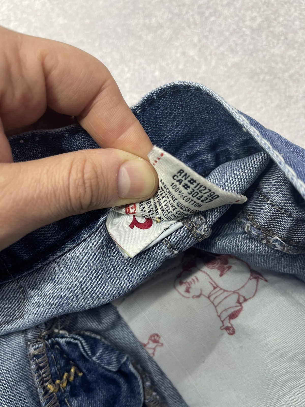 True Religion × Vintage Vintage True Religion Genius Jeans Denim Pants USA size 34 Size US 34 / EU 50 - 11 Thumbnail