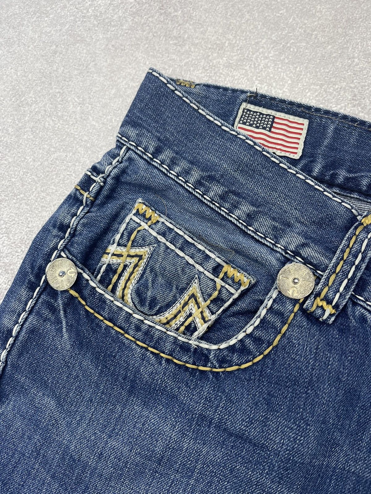 True Religion × Vintage Vintage True Religion Genius Jeans Denim Pants USA size 34 Size US 34 / EU 50 - 6 Thumbnail