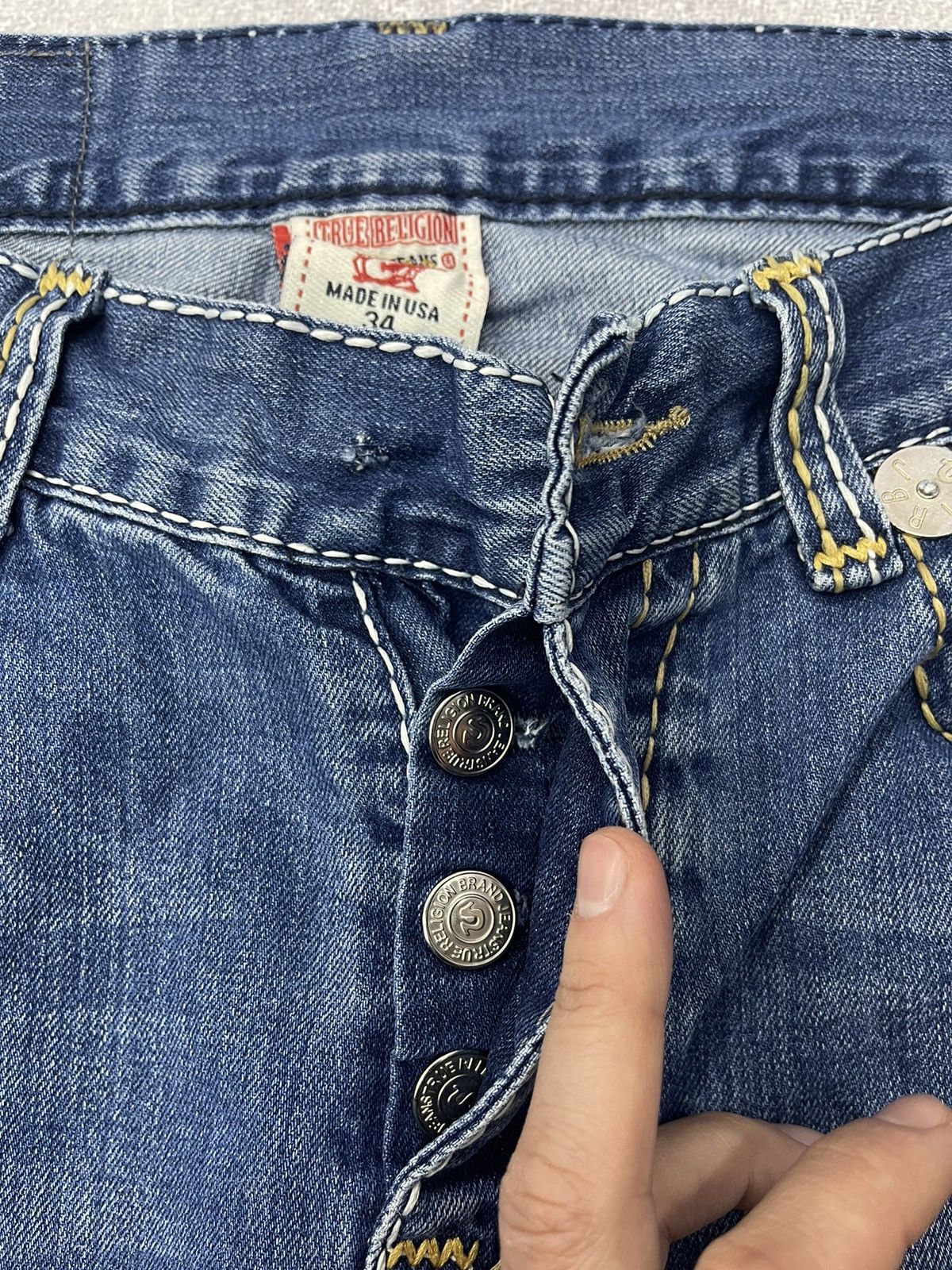 True Religion × Vintage Vintage True Religion Genius Jeans Denim Pants USA size 34 Size US 34 / EU 50 - 8 Thumbnail