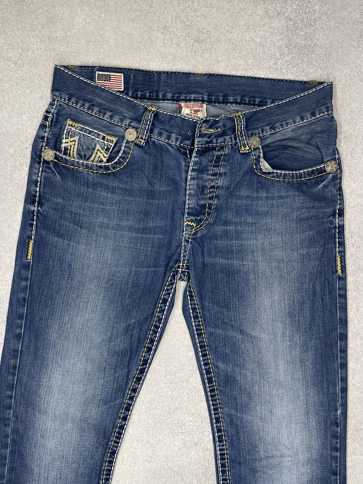 True Religion × Vintage Vintage True Religion Genius Jeans Denim Pants USA size 34 Size US 34 / EU 50 - 5 Thumbnail