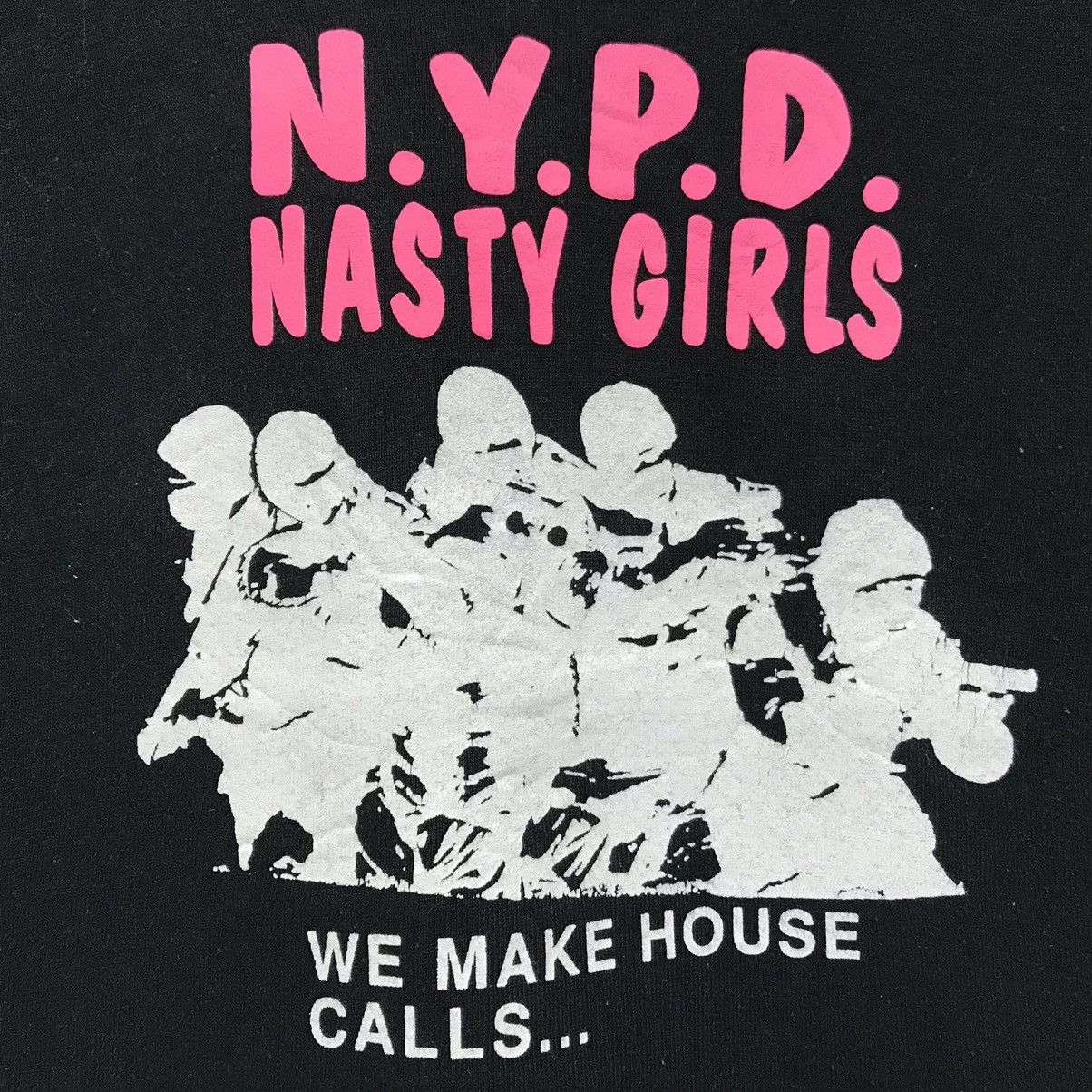 Japanese Brand × Vintage Vintage NYPD Nasty Girls Sweatshirt Pullover Jumper Size US M / EU 48-50 / 2 - 3 Thumbnail