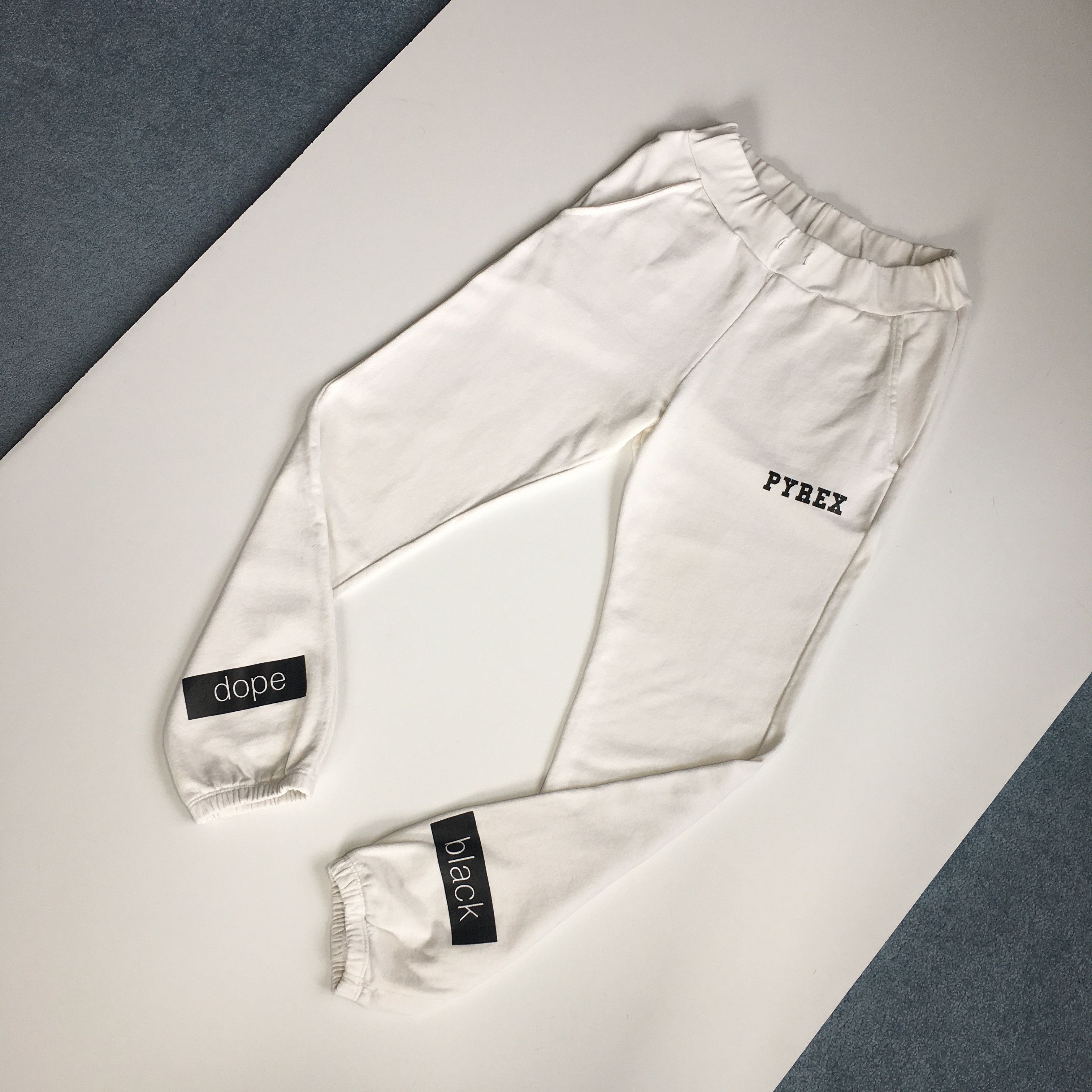 Pyrex Vision by Virgil Abloh White Sweatpants Size S