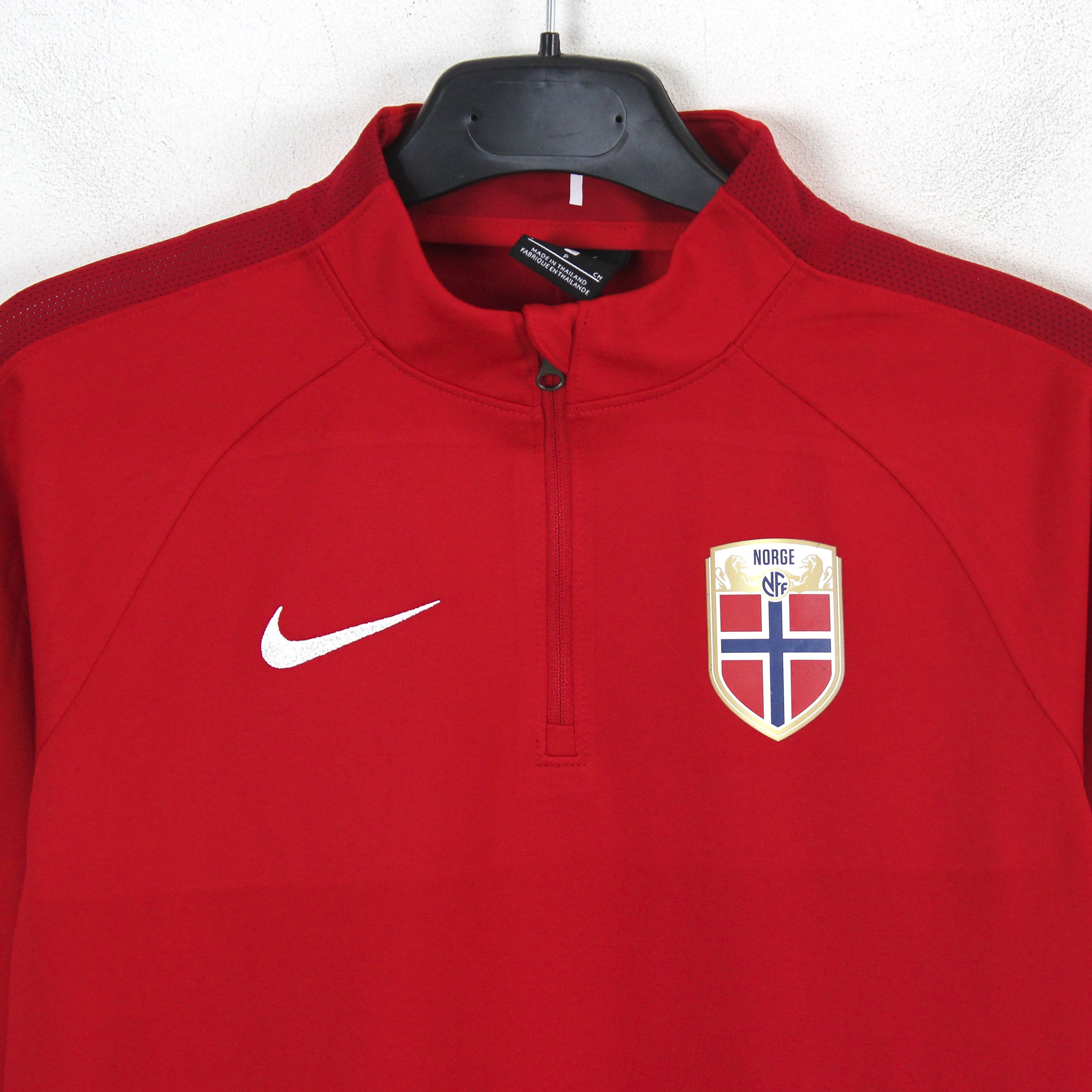 Nike Norway DRI-FIT Mens S Football Tracksuit Practice Jumper Top Size US S / EU 44-46 / 1 - 2 Thumbnail