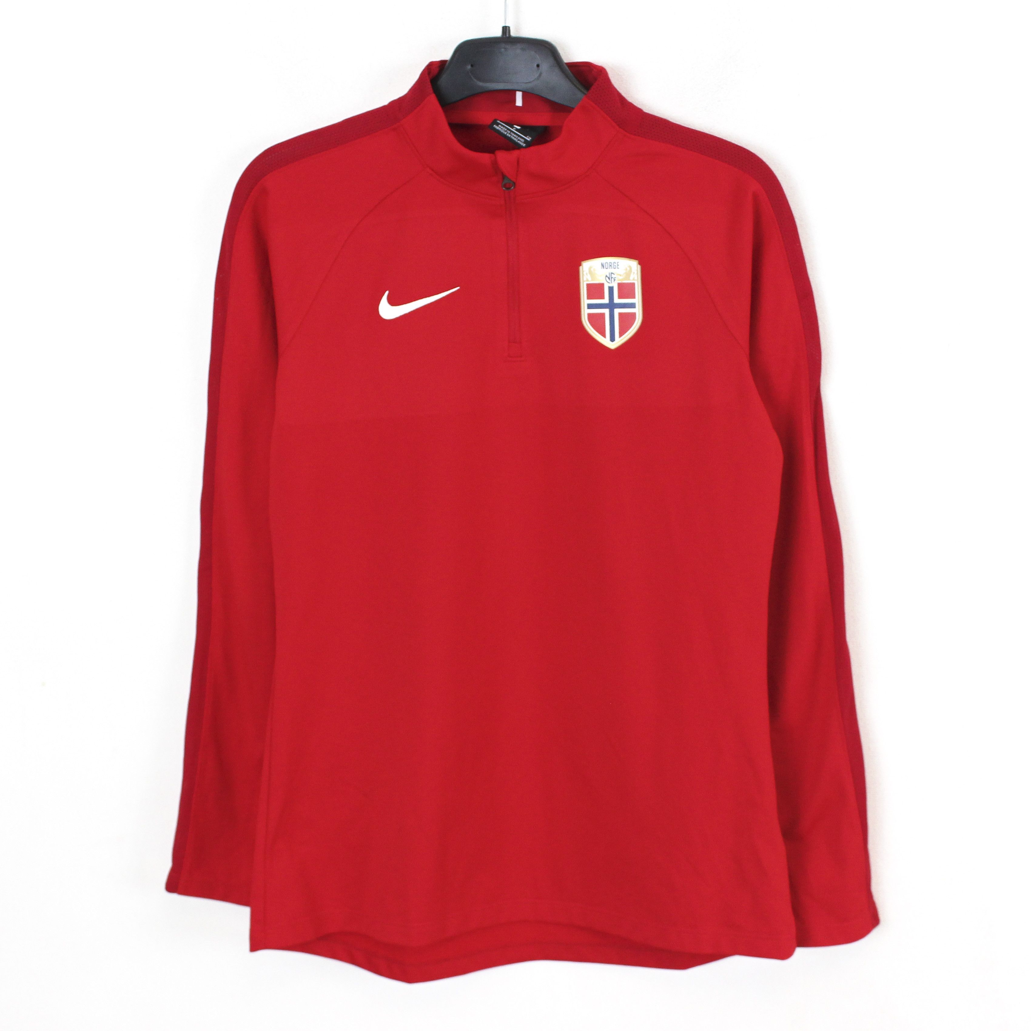 Nike Norway DRI-FIT Mens S Football Tracksuit Practice Jumper Top Size US S / EU 44-46 / 1 - 1 Thumbnail
