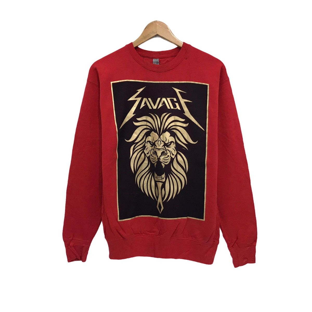 Savage Sweatshirt Big Logo Lions Animal