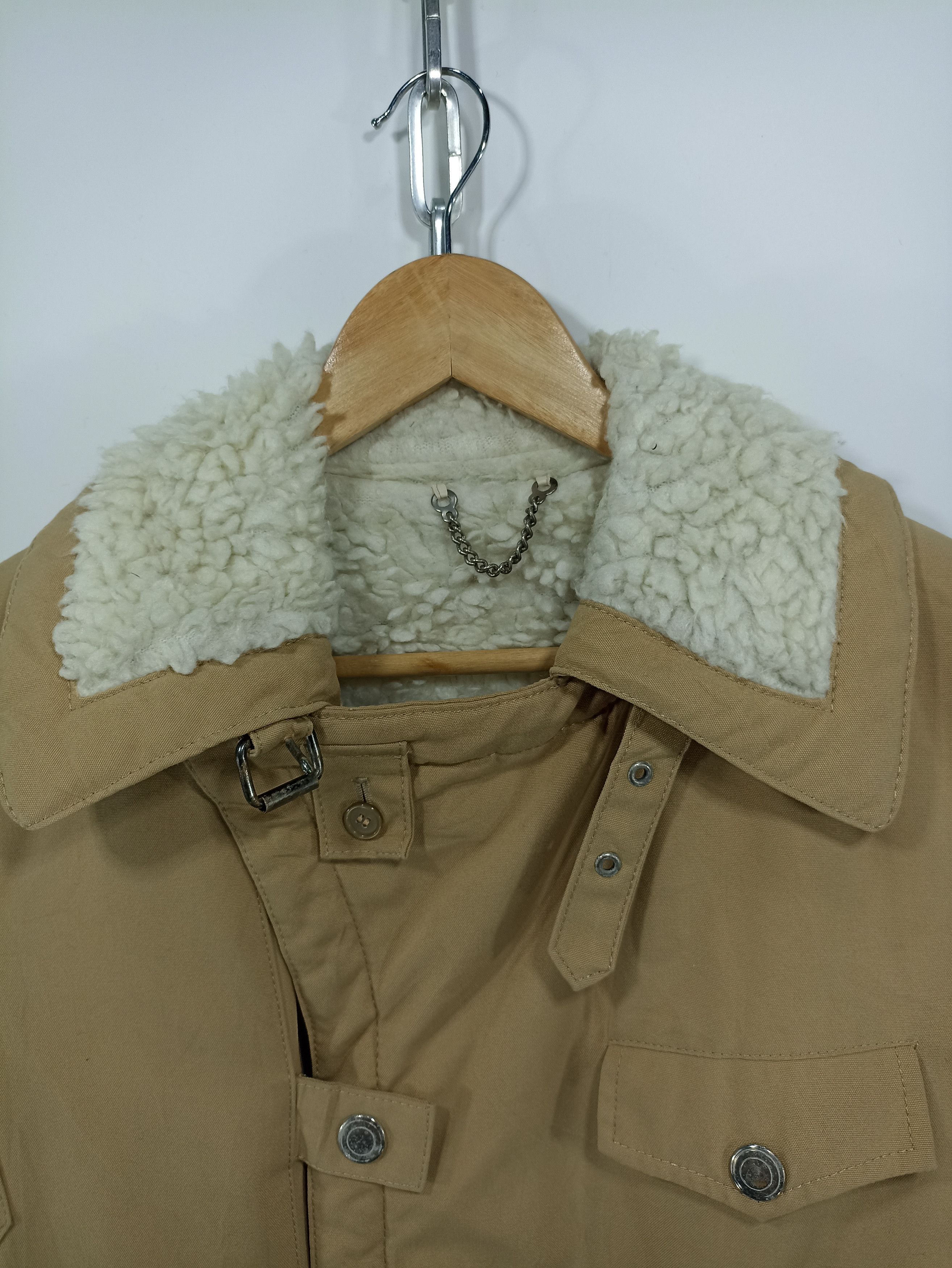 Japanese Brand × Story Mfg. × Vintage Vintage Misashi lining Sherpa Canvas Coat Size US S / EU 44-46 / 1 - 4 Thumbnail