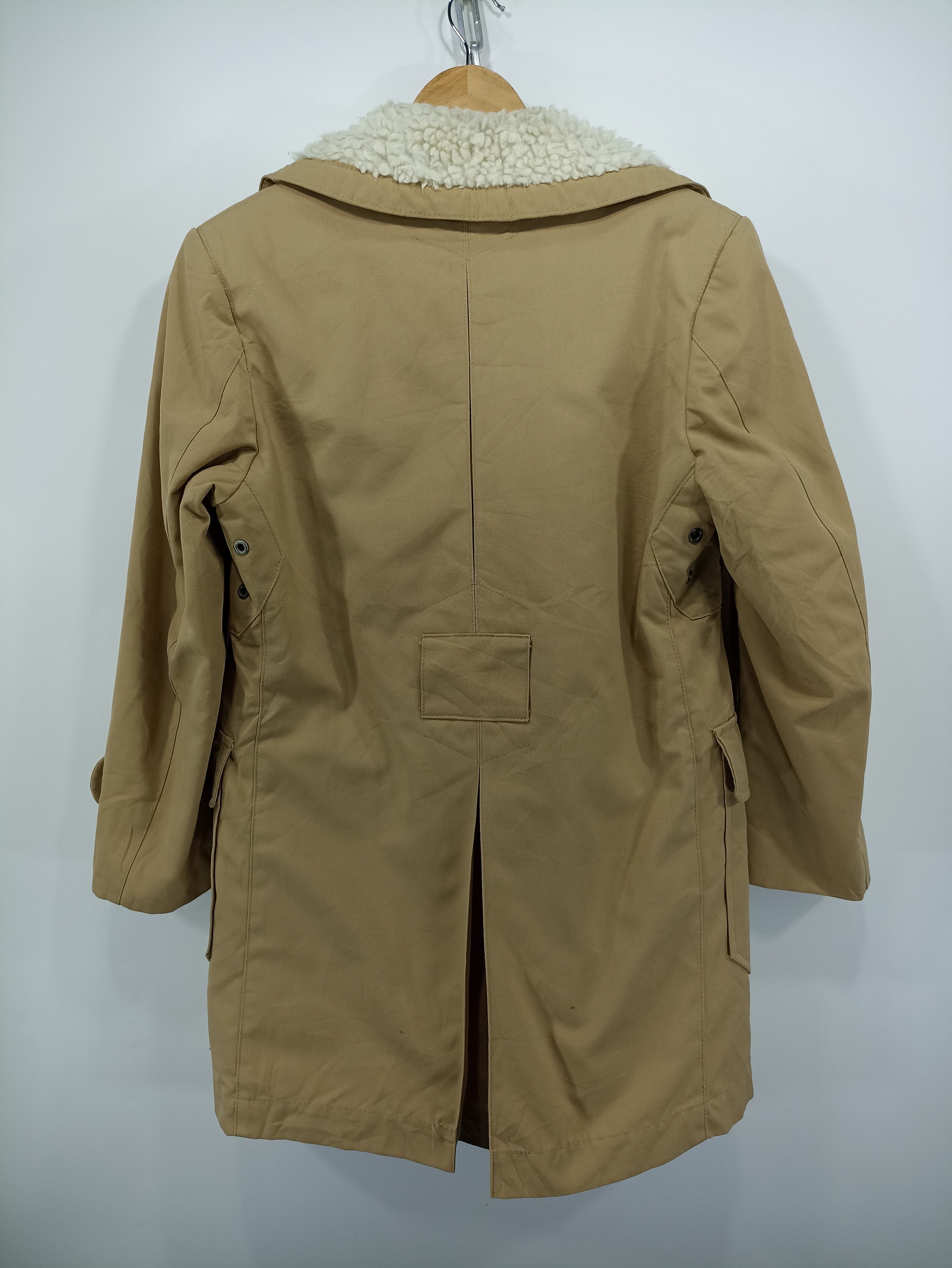 Japanese Brand × Story Mfg. × Vintage Vintage Misashi lining Sherpa Canvas Coat Size US S / EU 44-46 / 1 - 11 Thumbnail