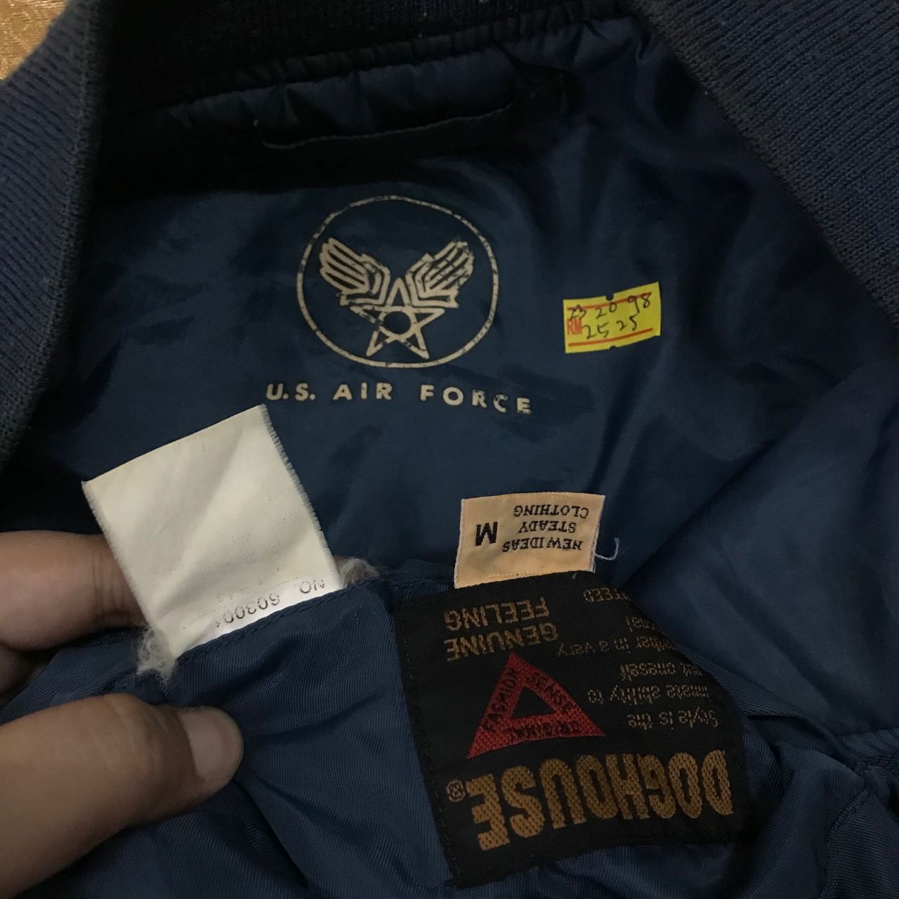 Vintage Vintage U.S AIR FORCE Custom Masterpiece Bomber Jacket Size US M / EU 48-50 / 2 - 6 Thumbnail