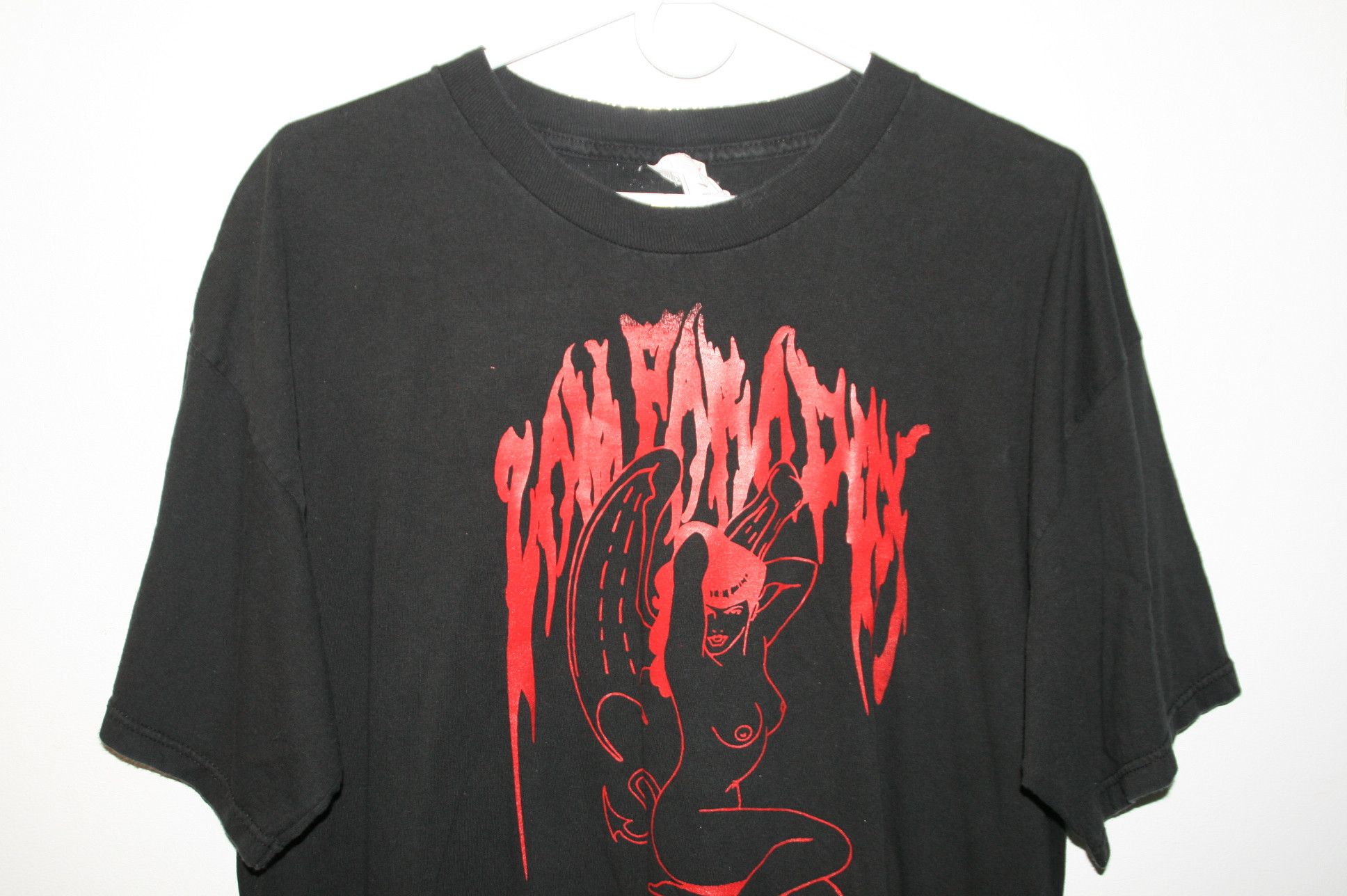 Vintage Custom Vintage Print Hell Girl Goth Shirt XL Size US L / EU 52-54 / 3 - 3 Thumbnail