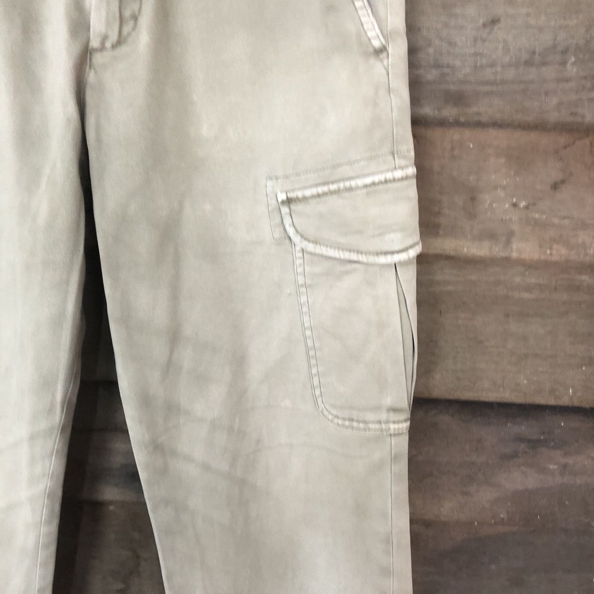 Japanese Brand DLL Uniqlo Brown Cargo streetwear Multipocket Pants #1580 Size US 31 - 7 Thumbnail