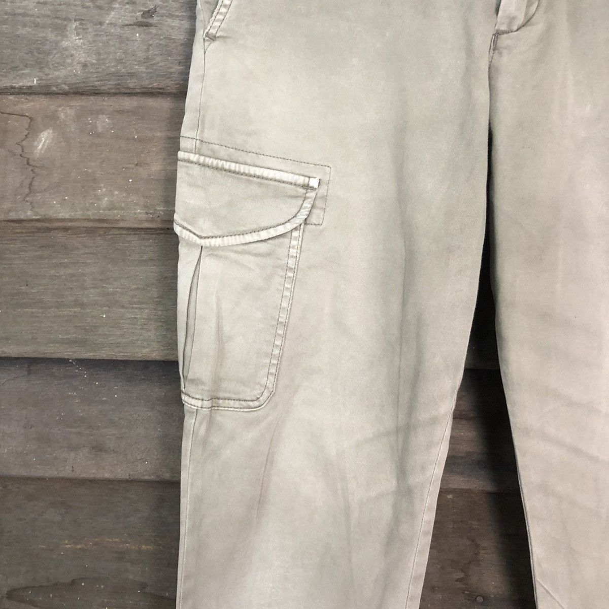 Japanese Brand DLL Uniqlo Brown Cargo streetwear Multipocket Pants #1580 Size US 31 - 6 Thumbnail