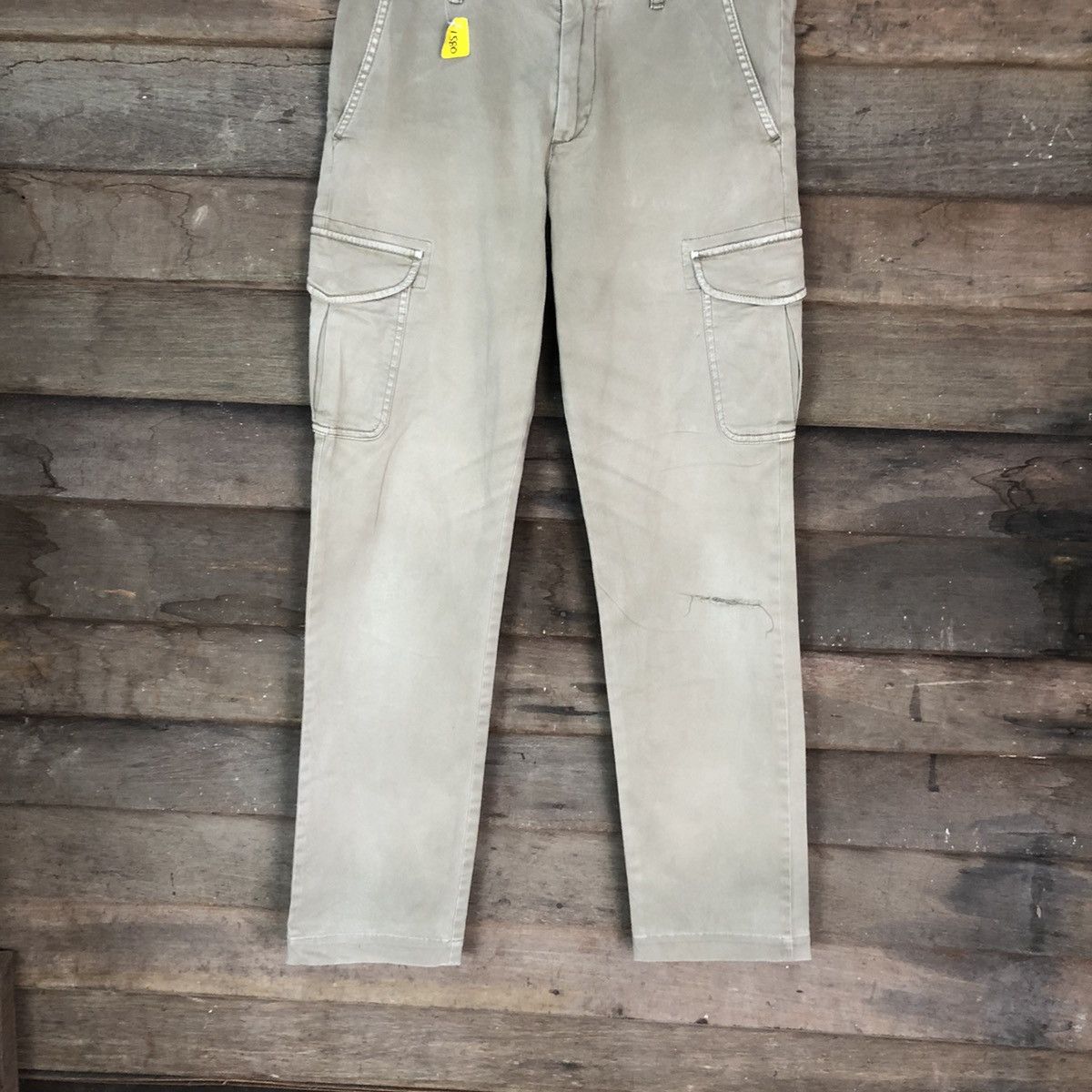 Japanese Brand DLL Uniqlo Brown Cargo streetwear Multipocket Pants #1580 Size US 31 - 3 Thumbnail