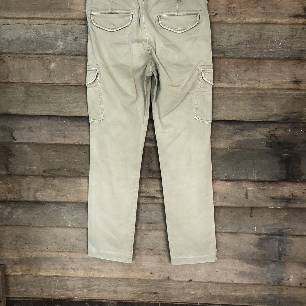 Japanese Brand DLL Uniqlo Brown Cargo streetwear Multipocket Pants #1580 Size US 31 - 12 Thumbnail