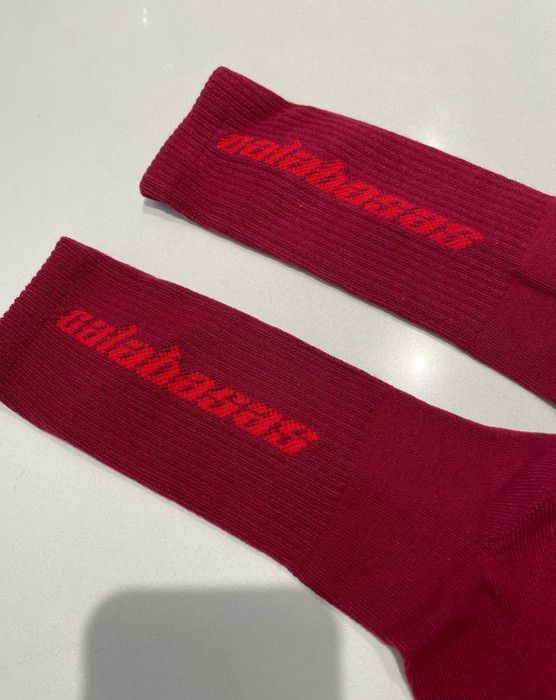 Yeezy Yeezy Season 5 Calabasas Sock Oxblood Size ONE SIZE - 3 Thumbnail