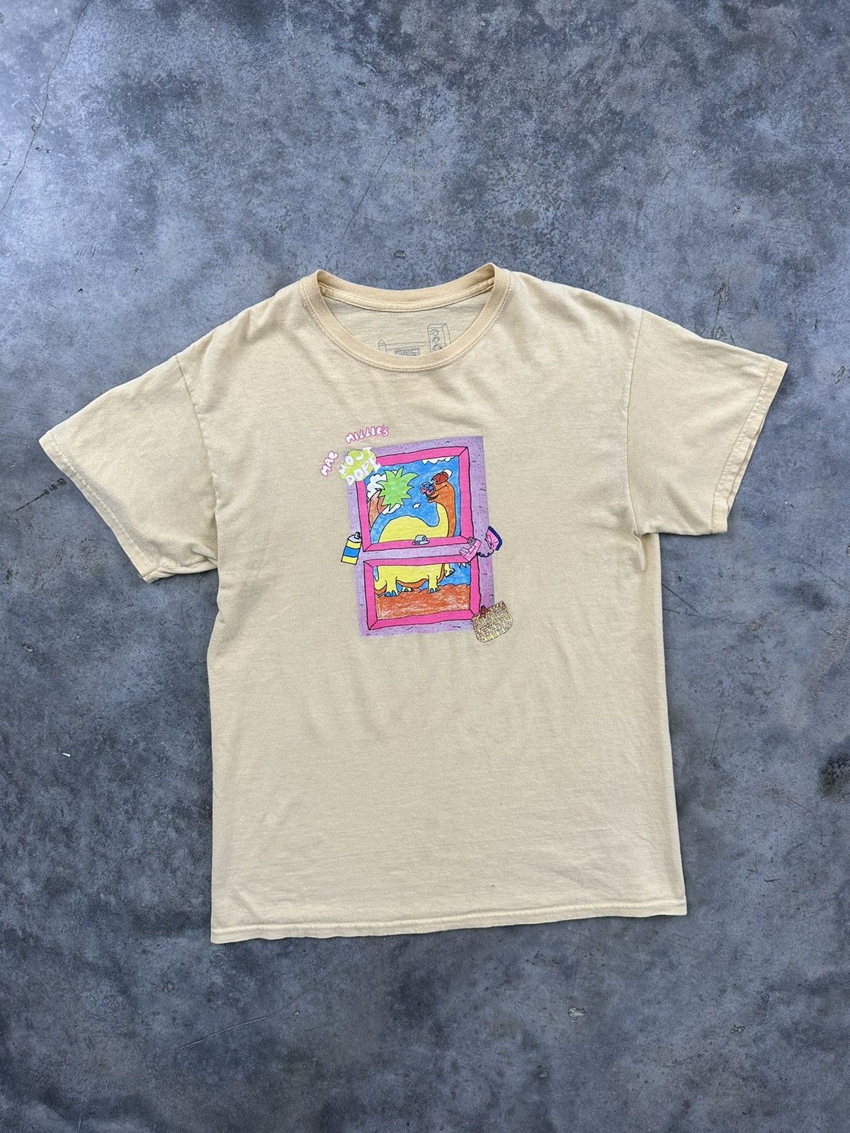 Illegal Civilization Illegal Civilization x Mac Miller Yellow Dinosaur Tee Medium Size US M / EU 48-50 / 2 - 1 Thumbnail