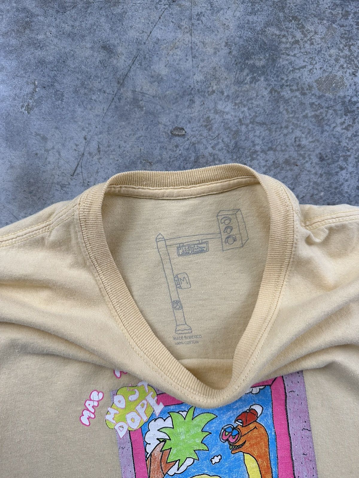 Illegal Civilization Illegal Civilization x Mac Miller Yellow Dinosaur Tee Medium Size US M / EU 48-50 / 2 - 3 Thumbnail