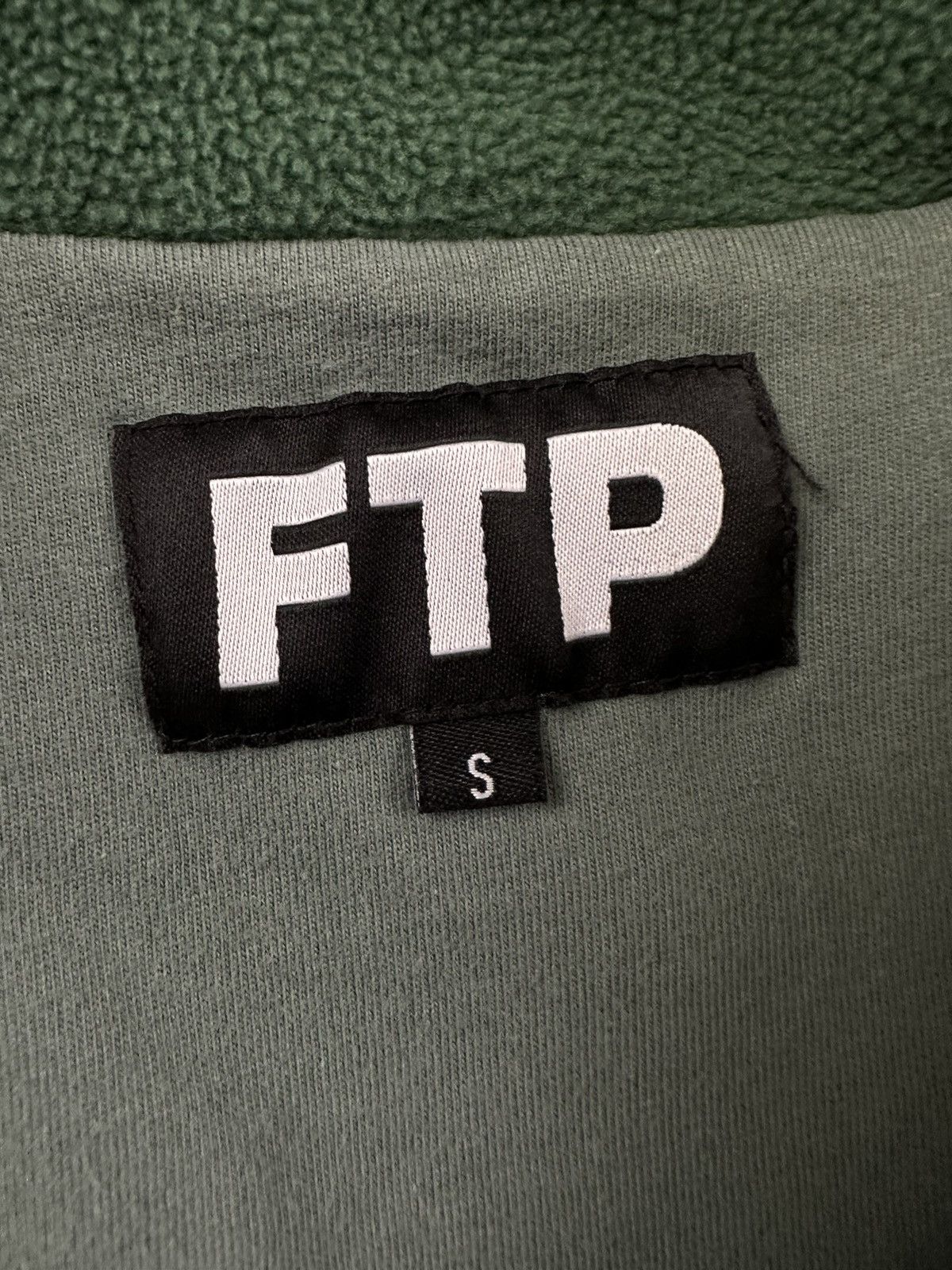 Fuck The Population FTP Sherpa Half Zip Jacket FW18 Green 🥣🧊❄️ Fleece Polar Size US S / EU 44-46 / 1 - 4 Thumbnail