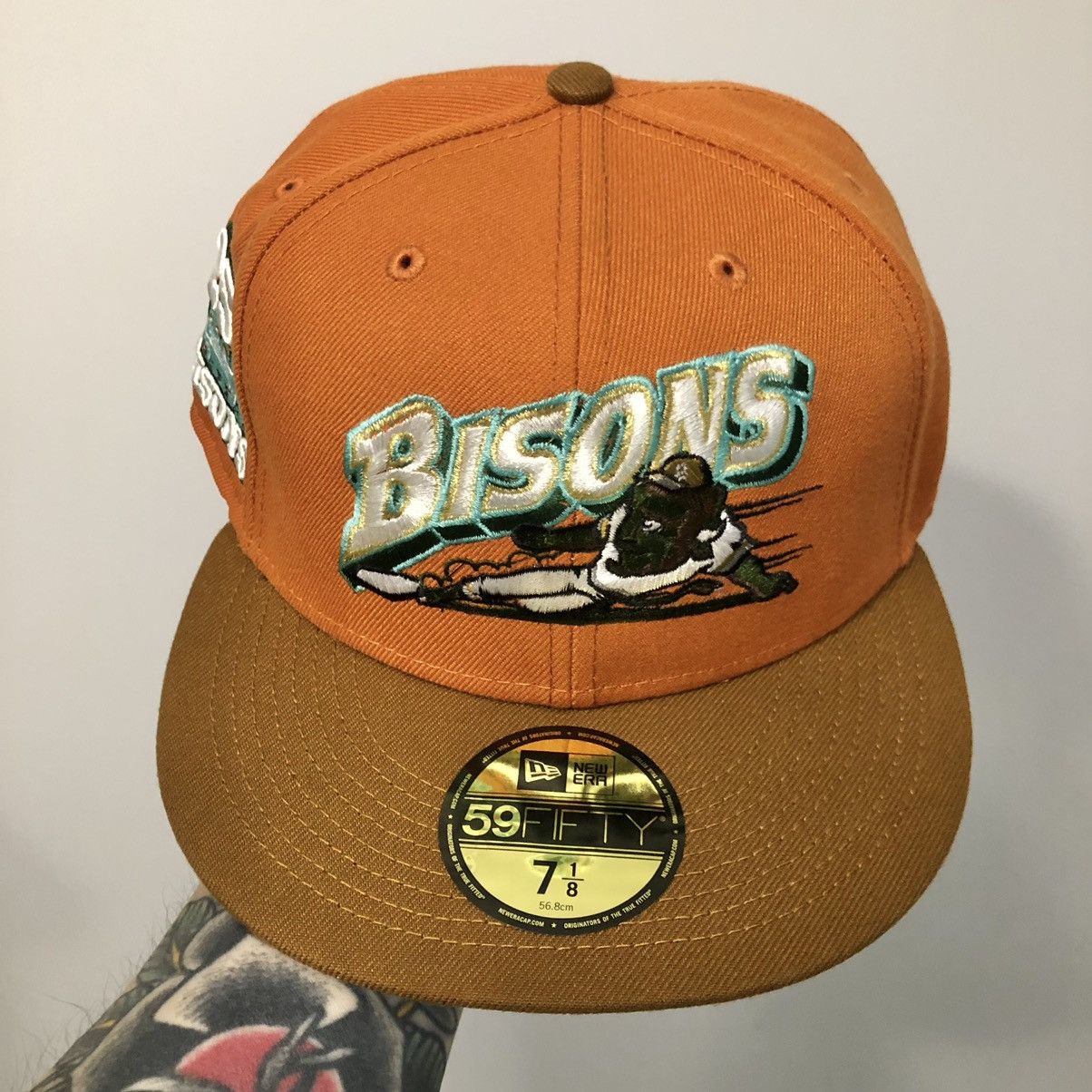 MyFitteds × New Era 🦬 7 1/8 MyFitteds Buffalo Bisons National Parks Two Tone Size ONE SIZE - 1 Thumbnail
