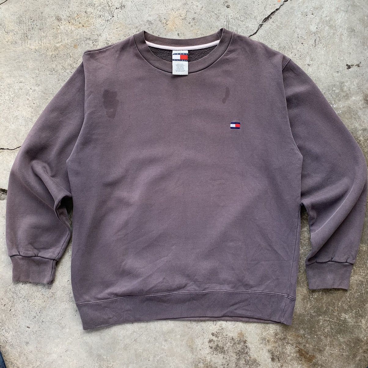 Tommy Hilfiger Tommy Hilfiger sweatshirt vintage 90s THRASHED Size US M / EU 48-50 / 2 - 2 Thumbnail