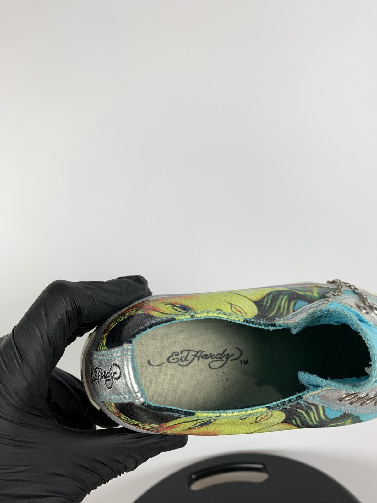 Christian Audigier Vintage Ed Hardy Women’s Low Top Y2K Sneakers Size US 5 / IT 35 - 21 Thumbnail