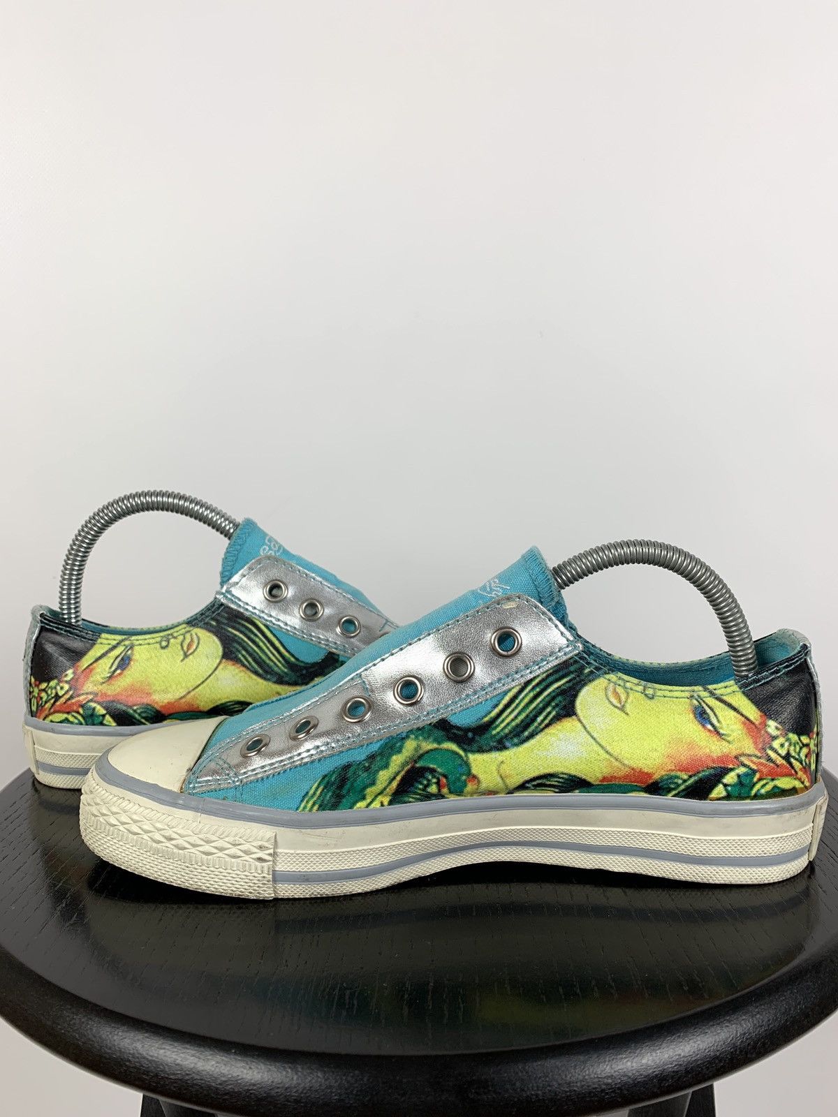 Christian Audigier Vintage Ed Hardy Women’s Low Top Y2K Sneakers Size US 5 / IT 35 - 4 Thumbnail