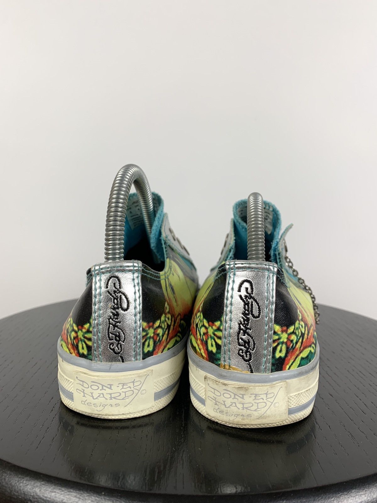 Christian Audigier Vintage Ed Hardy Women’s Low Top Y2K Sneakers Size US 5 / IT 35 - 3 Thumbnail