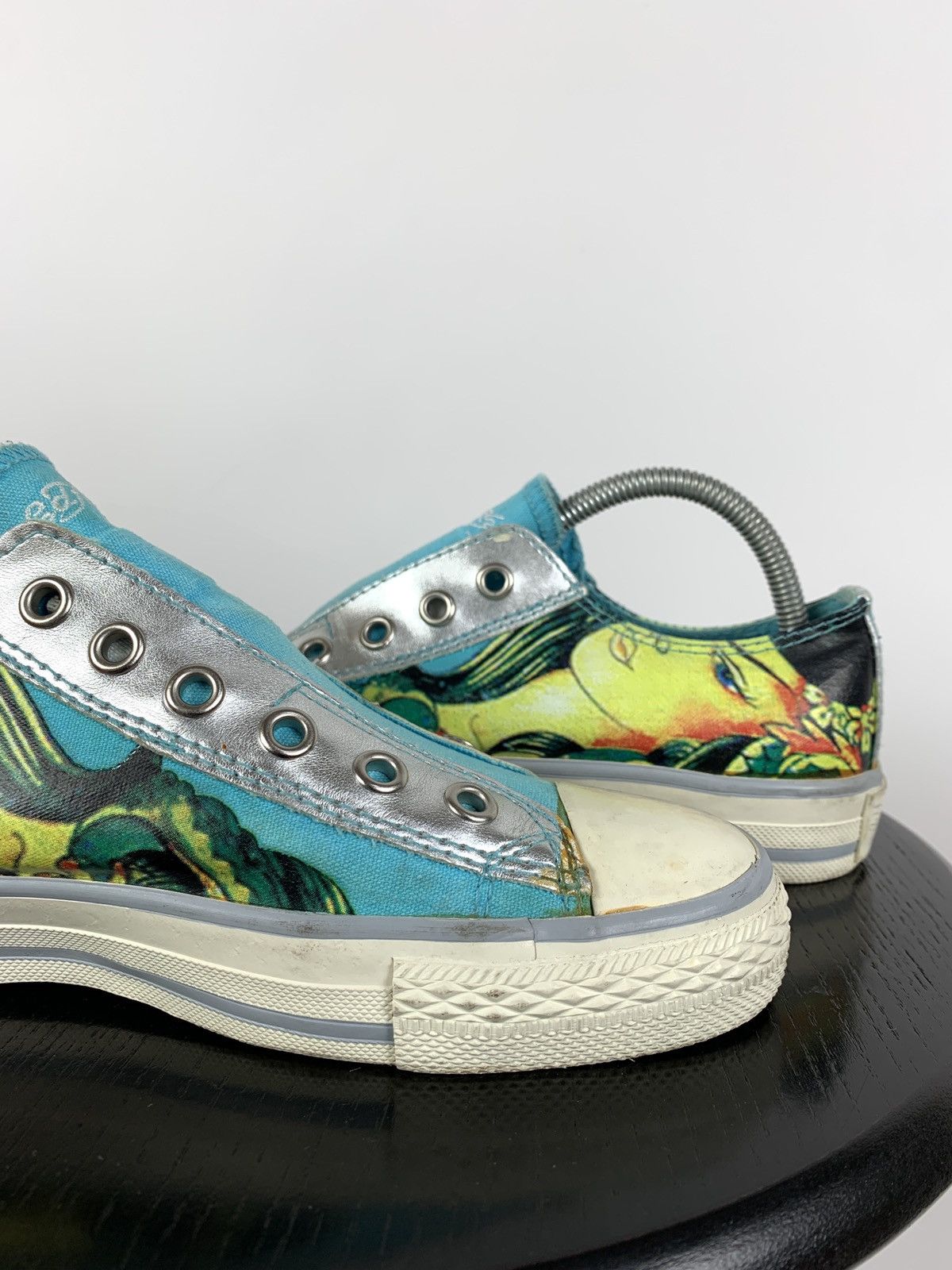 Christian Audigier Vintage Ed Hardy Women’s Low Top Y2K Sneakers Size US 5 / IT 35 - 15 Thumbnail