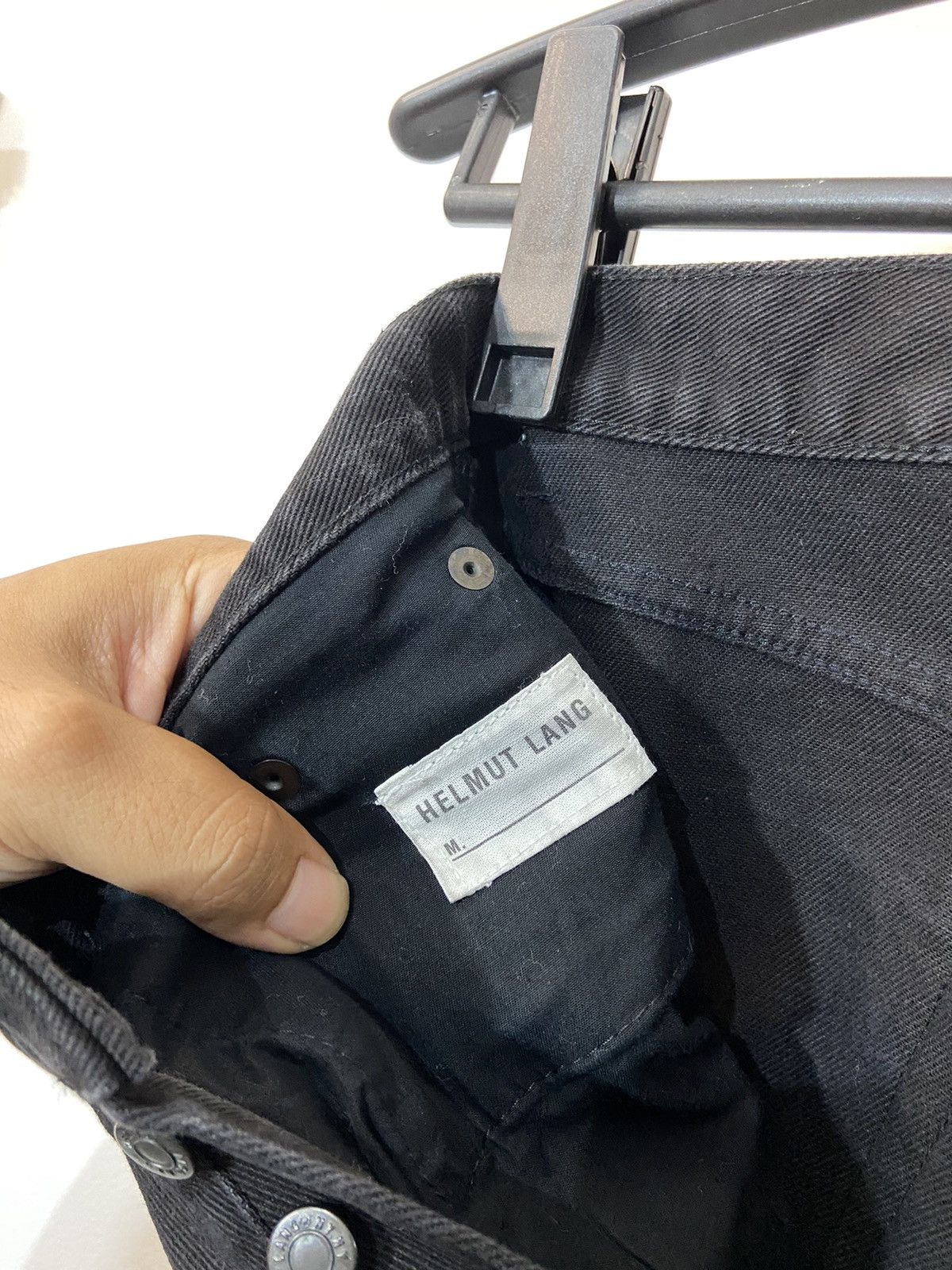 Helmut Lang Helmut Lang Elastic Tape Black Jeans Size US 30 / EU 46 - 21 Thumbnail