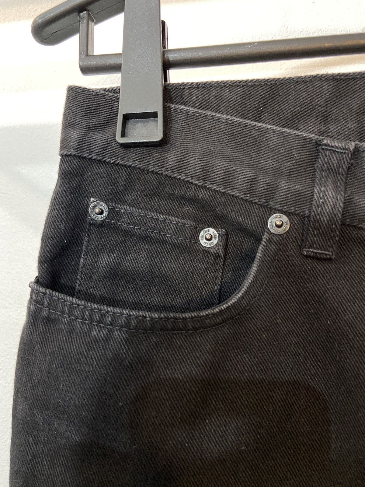 Helmut Lang Helmut Lang Elastic Tape Black Jeans Size US 30 / EU 46 - 13 Thumbnail