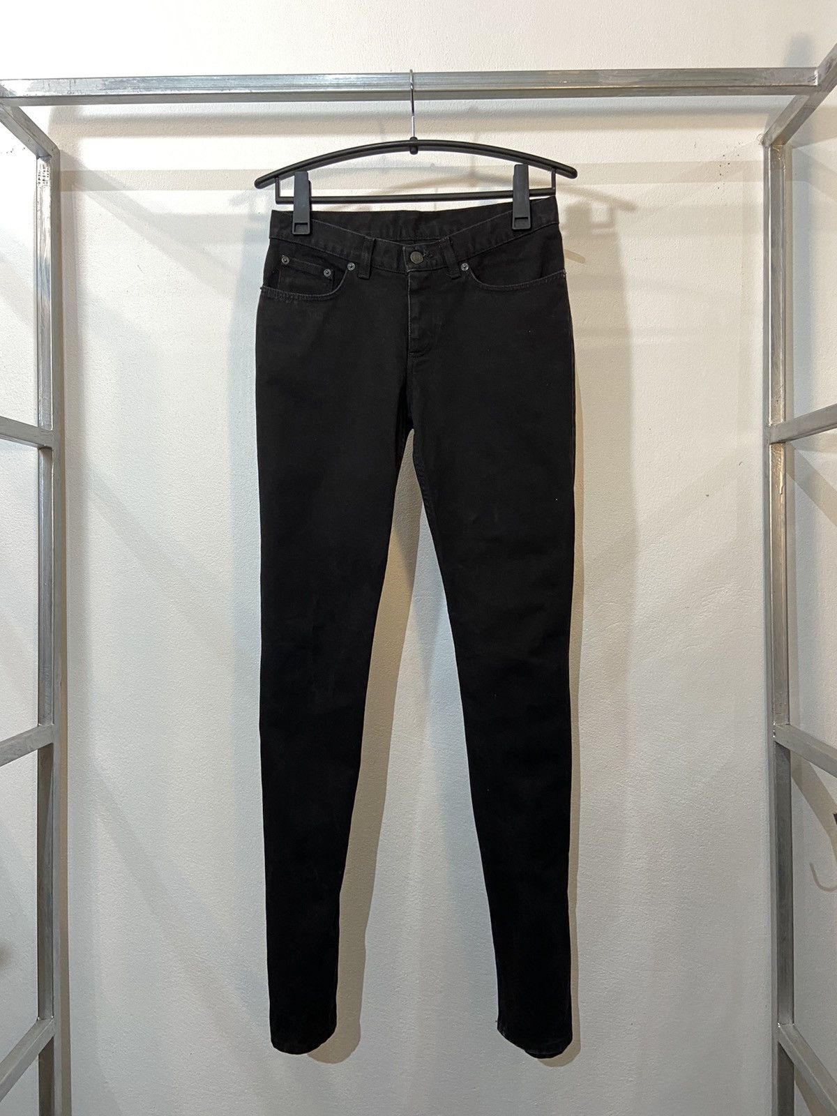 Helmut Lang Helmut Lang Elastic Tape Black Jeans Size US 30 / EU 46 - 8 Thumbnail