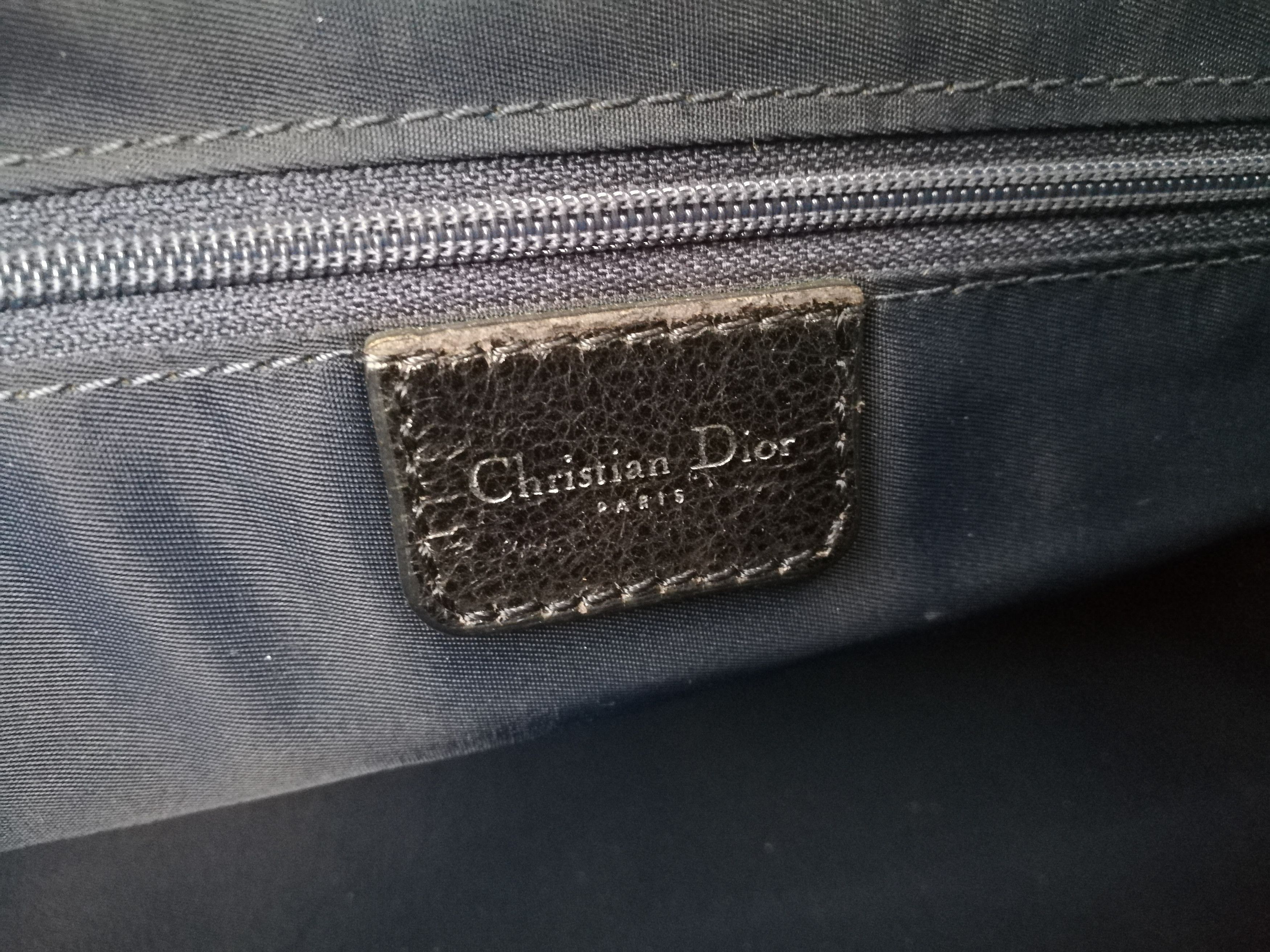 Dior × John Galliano Christian Dior - Flight Line Trotter Denim Hand Bag Size ONE SIZE - 10 Thumbnail