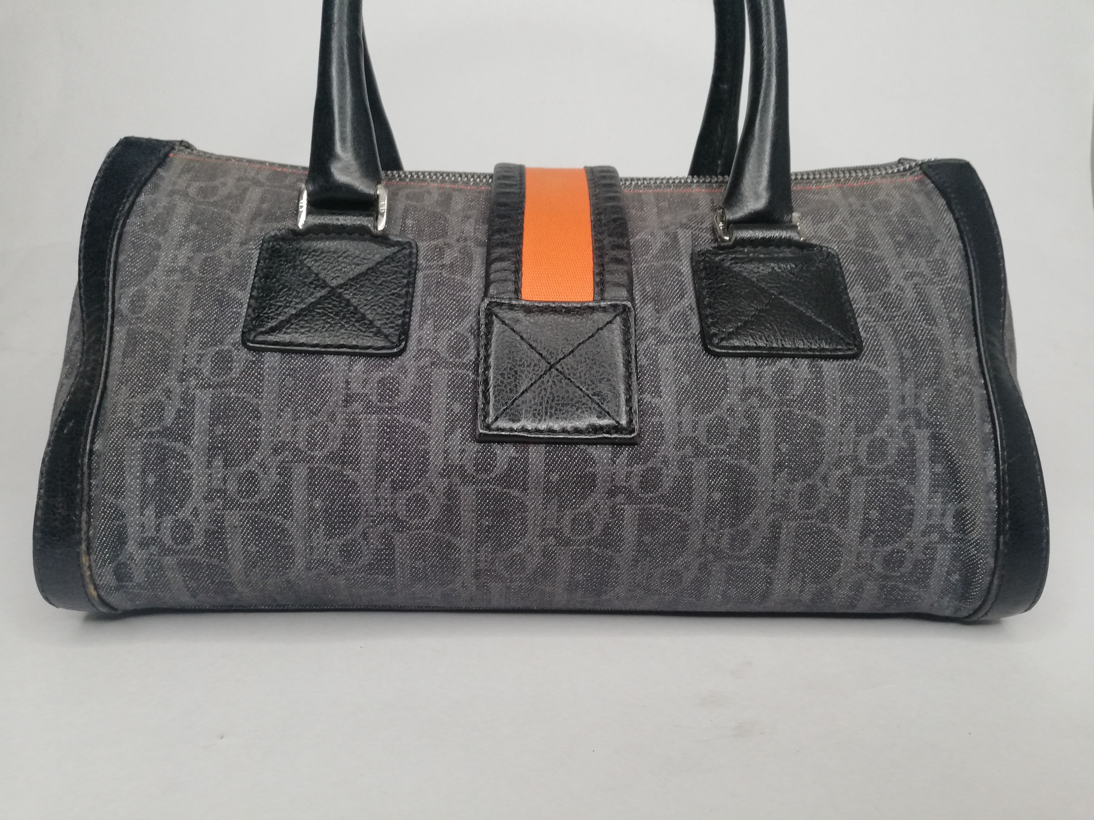 Dior × John Galliano Christian Dior - Flight Line Trotter Denim Hand Bag Size ONE SIZE - 4 Thumbnail