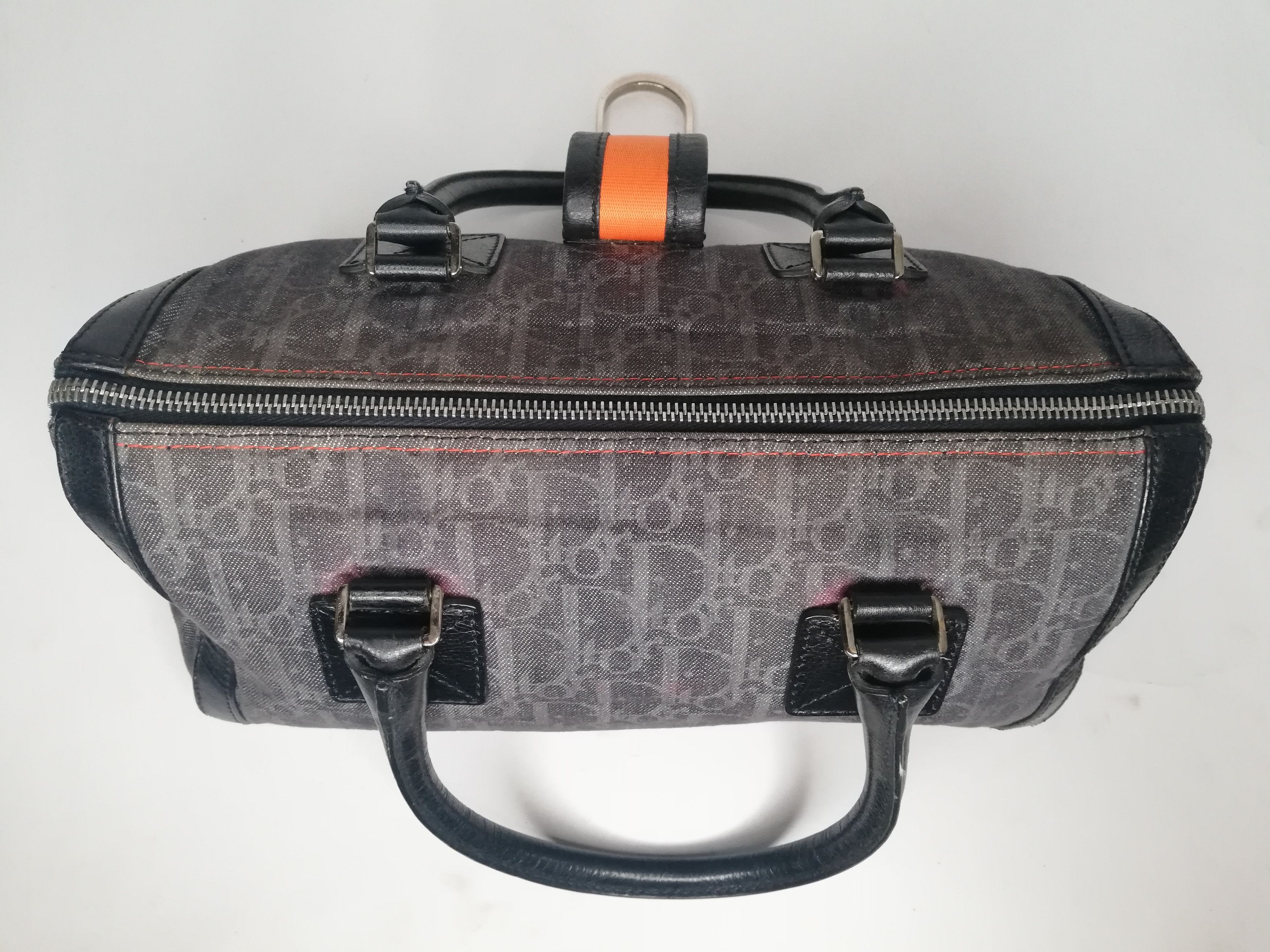 Dior × John Galliano Christian Dior - Flight Line Trotter Denim Hand Bag Size ONE SIZE - 8 Thumbnail