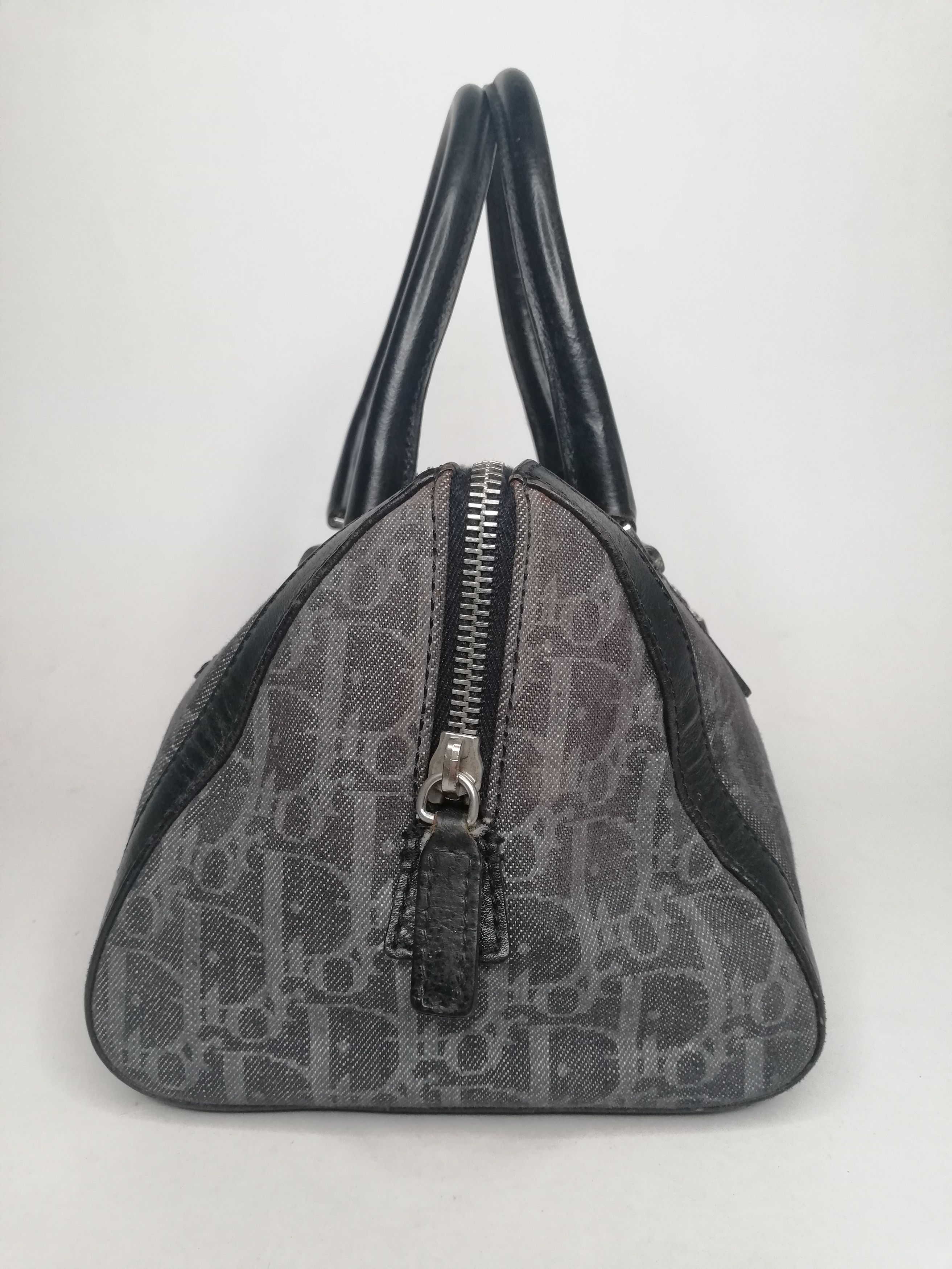 Dior × John Galliano Christian Dior - Flight Line Trotter Denim Hand Bag Size ONE SIZE - 5 Thumbnail