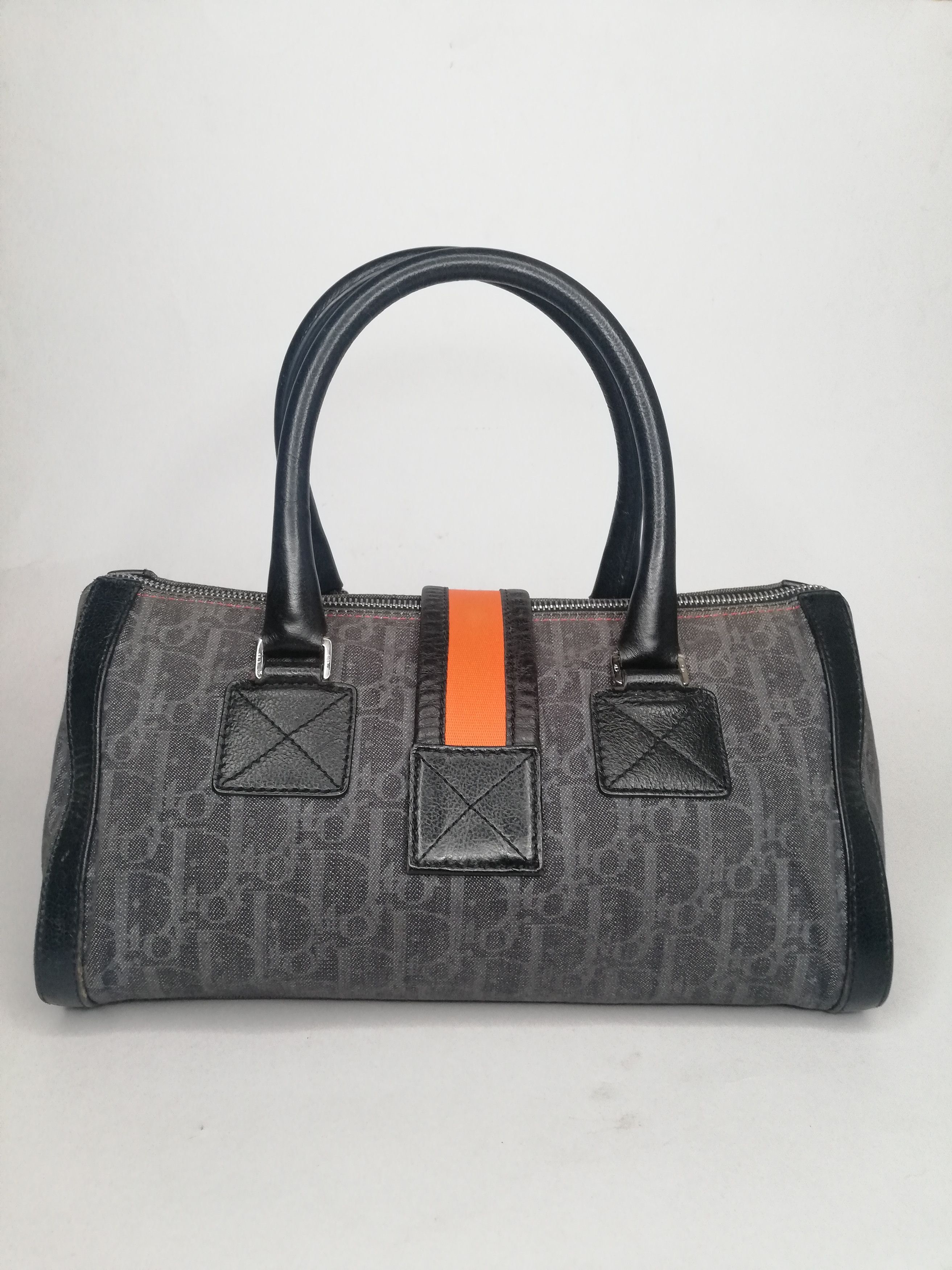Dior × John Galliano Christian Dior - Flight Line Trotter Denim Hand Bag Size ONE SIZE - 3 Thumbnail