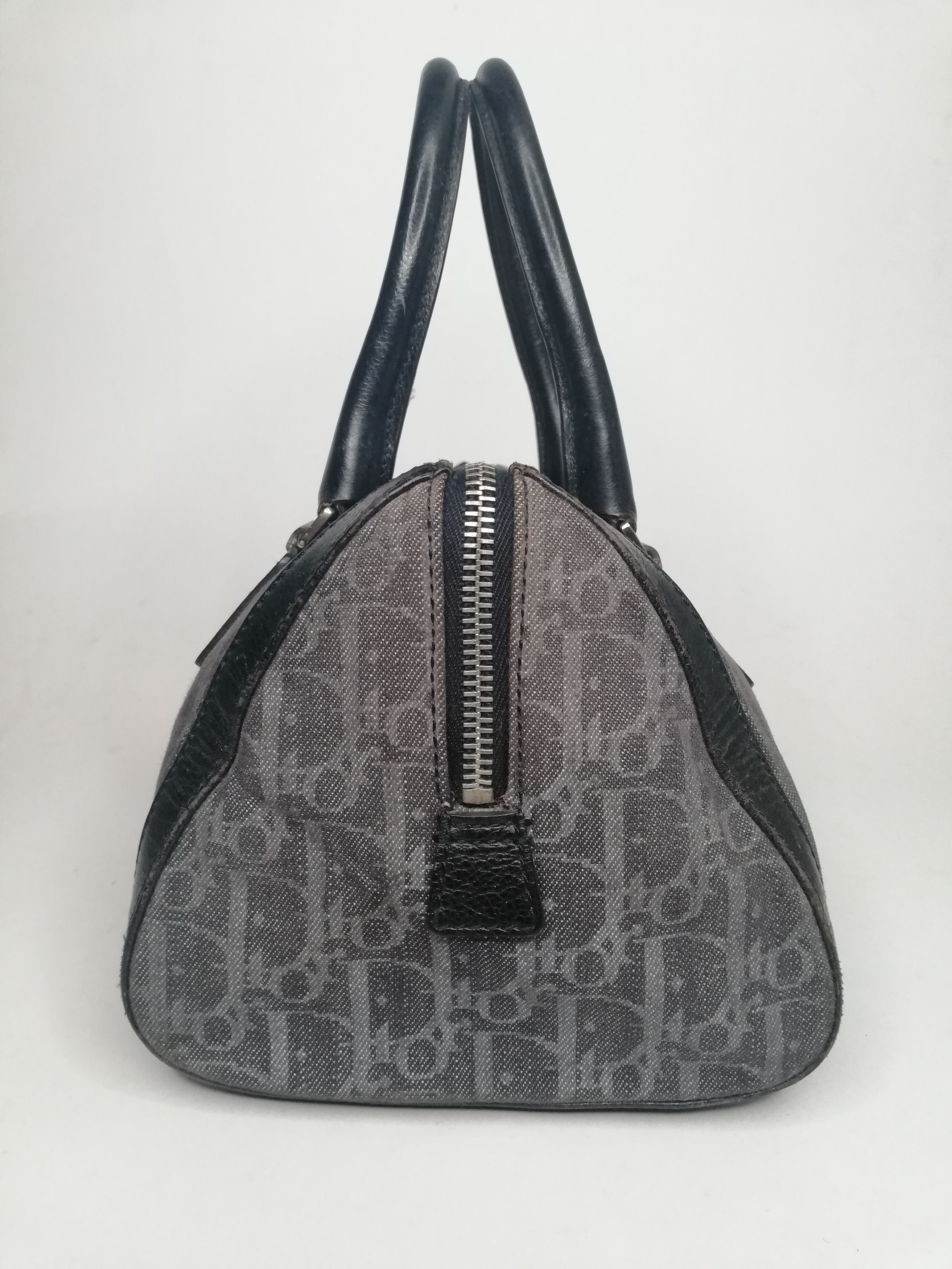 Dior × John Galliano Christian Dior - Flight Line Trotter Denim Hand Bag Size ONE SIZE - 6 Thumbnail