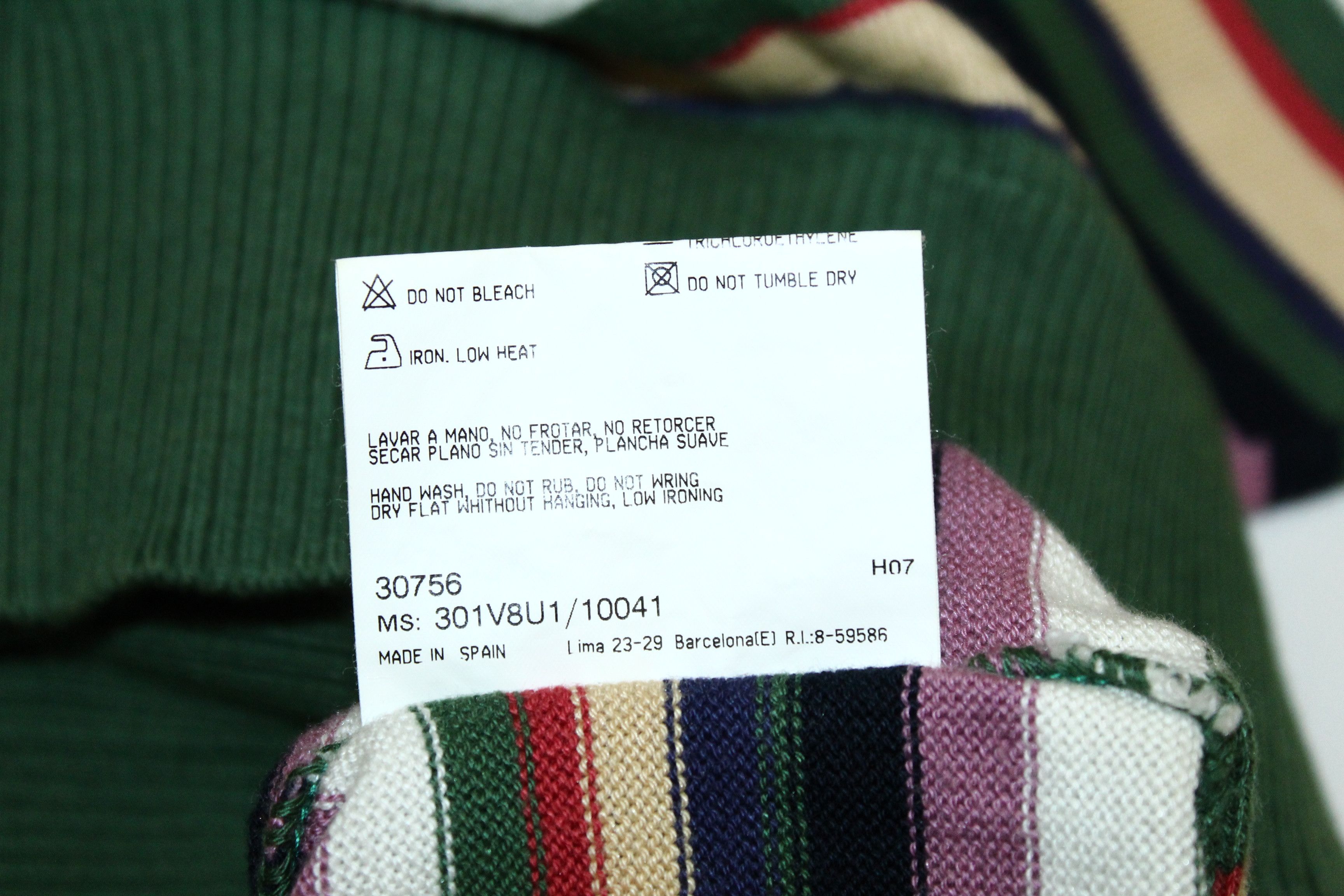 Burberry Vtg Thomas Burberry Colorful Stripes Modal Blend Sweater Size US XL / EU 56 / 4 - 7 Thumbnail