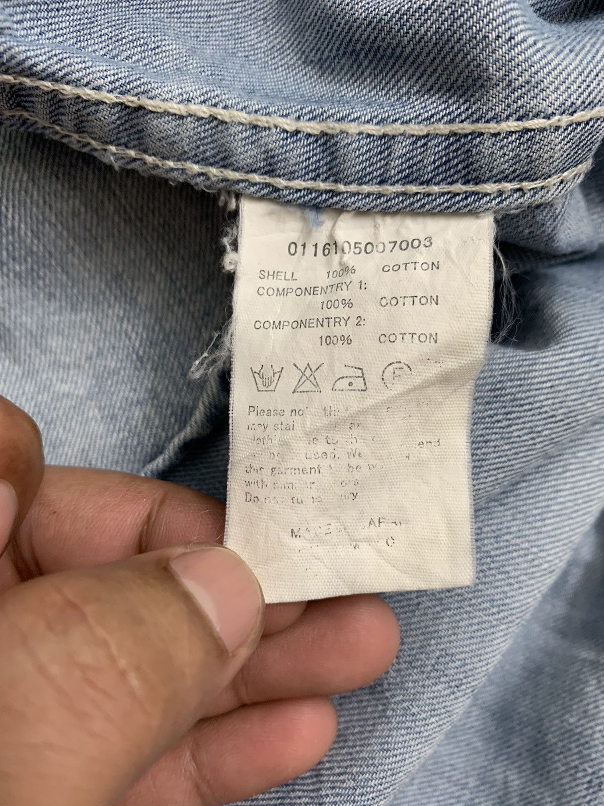Visvim 🇯🇵 Visvim Denim Flannel Shirt Size US S / EU 44-46 / 1 - 6 Thumbnail