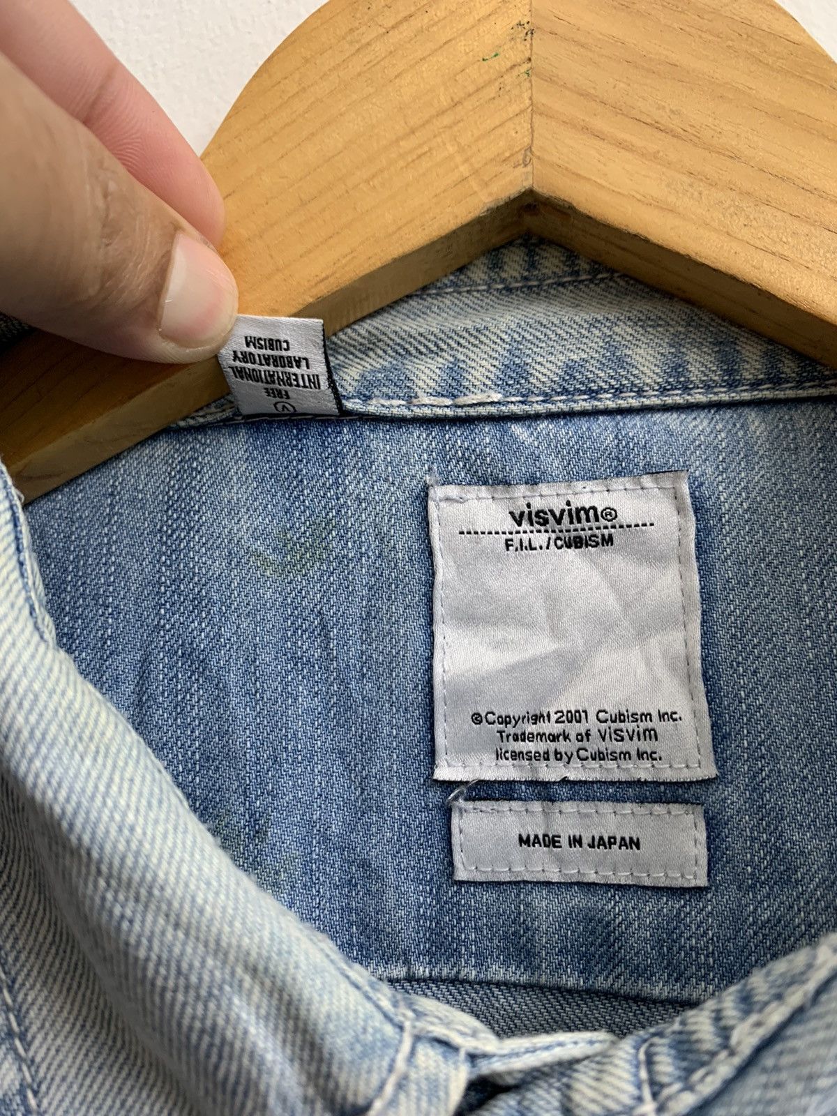 Visvim 🇯🇵 Visvim Denim Flannel Shirt Size US S / EU 44-46 / 1 - 5 Thumbnail