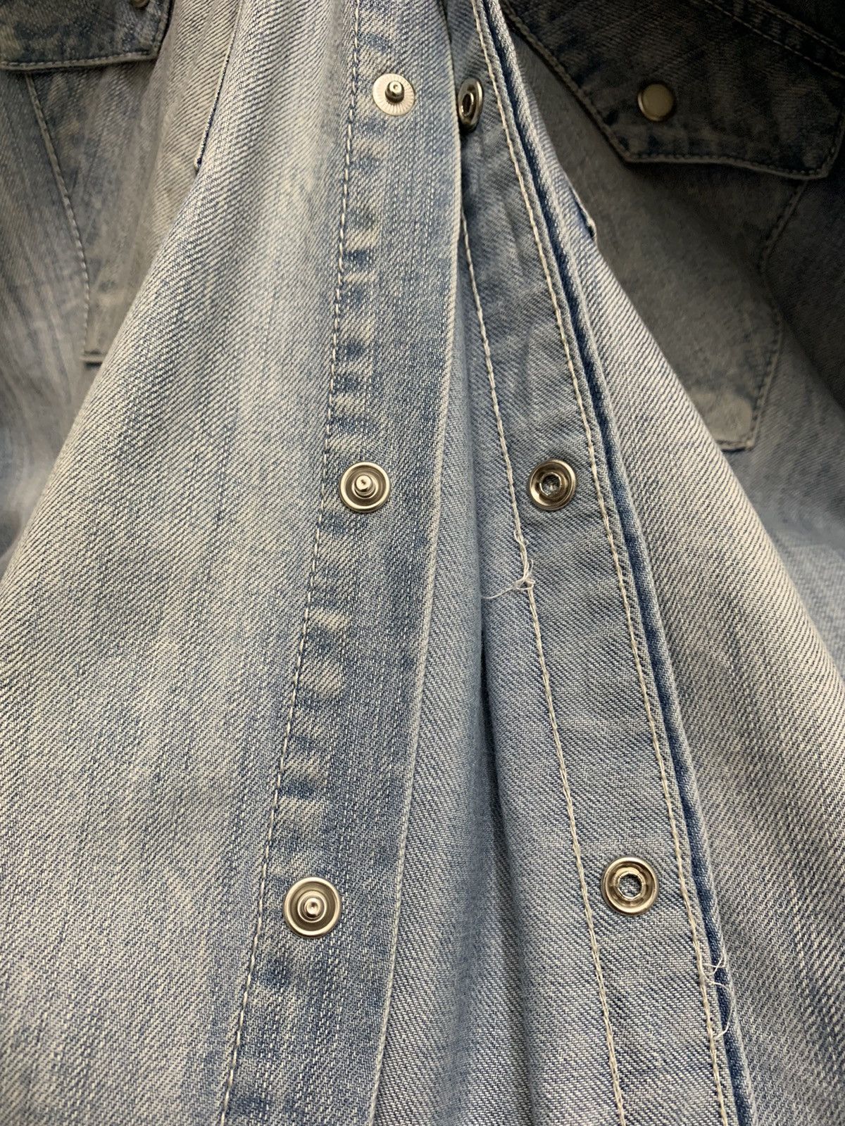 Visvim 🇯🇵 Visvim Denim Flannel Shirt Size US S / EU 44-46 / 1 - 8 Thumbnail