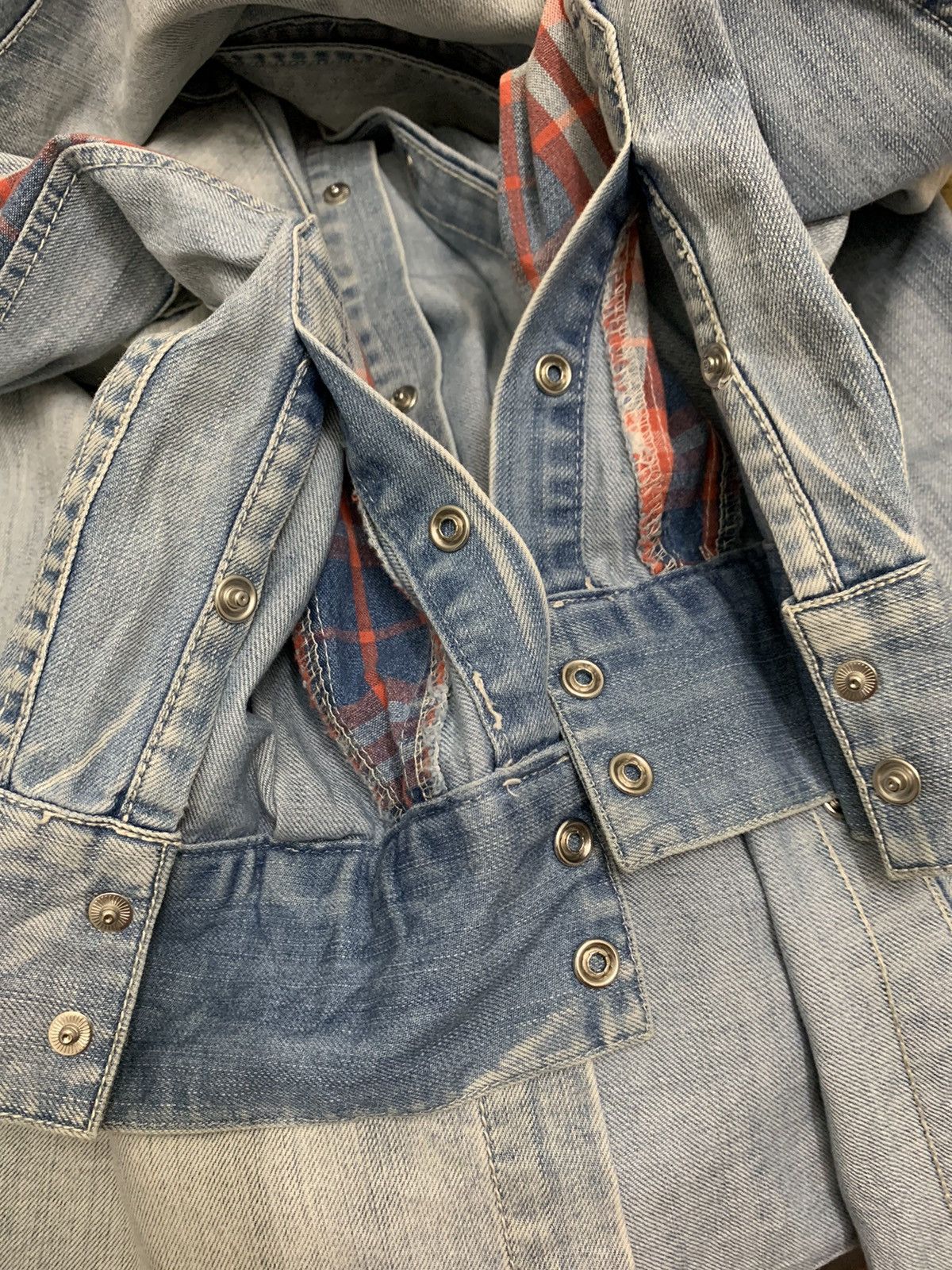 Visvim 🇯🇵 Visvim Denim Flannel Shirt Size US S / EU 44-46 / 1 - 9 Thumbnail