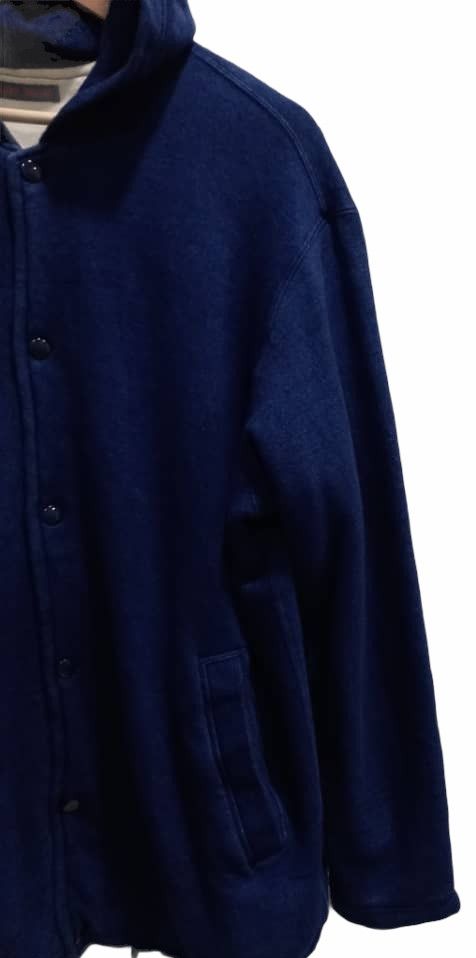 Blue Blue Japan × Indigo 🇯🇵 Vintage Blue Blue Japan Snap Button Hoodies Size US M / EU 48-50 / 2 - 6 Thumbnail