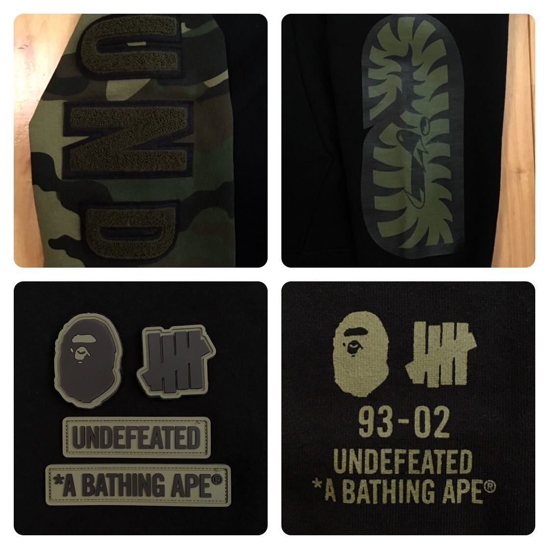 Bape × Undefeated BAPE × undefeated shark full zip hoodie a bathing ape Size US M / EU 48-50 / 2 - 6 Thumbnail