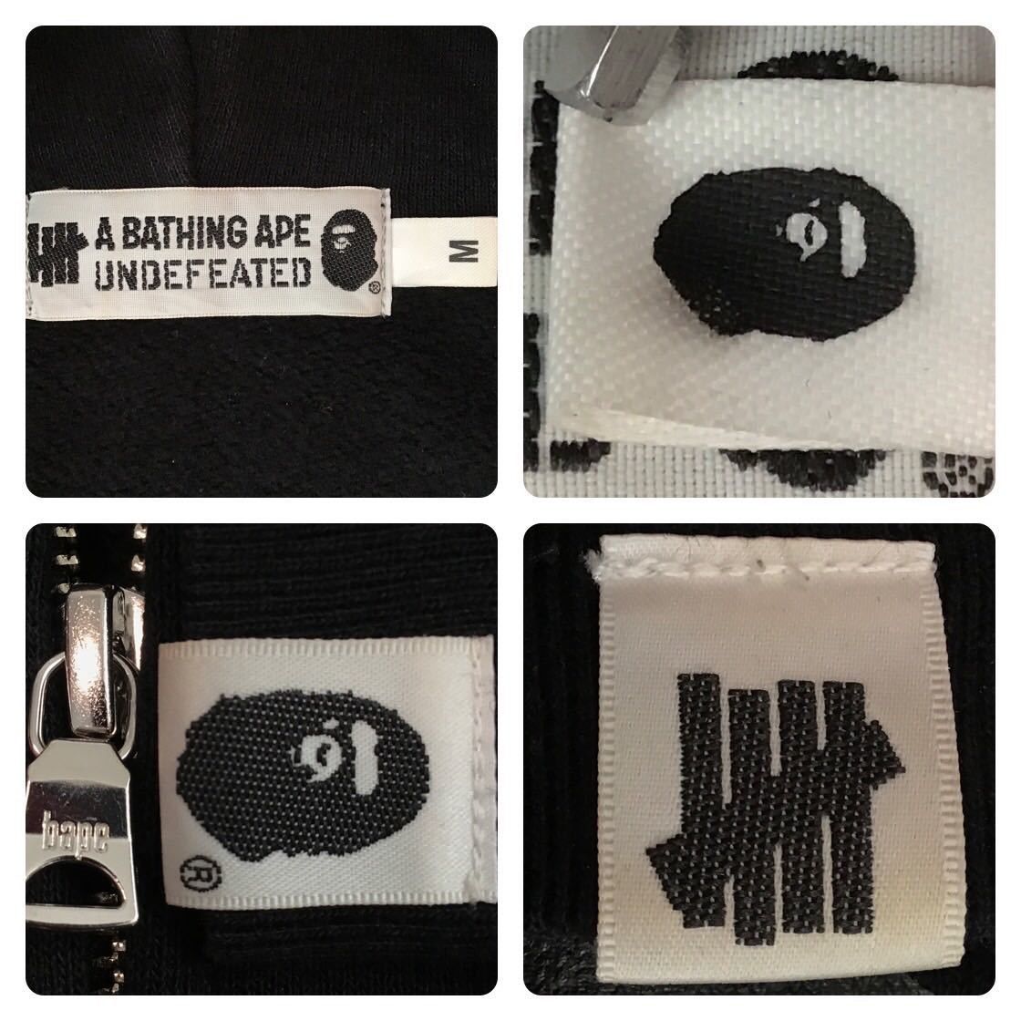 Bape × Undefeated BAPE × undefeated shark full zip hoodie a bathing ape Size US M / EU 48-50 / 2 - 8 Thumbnail