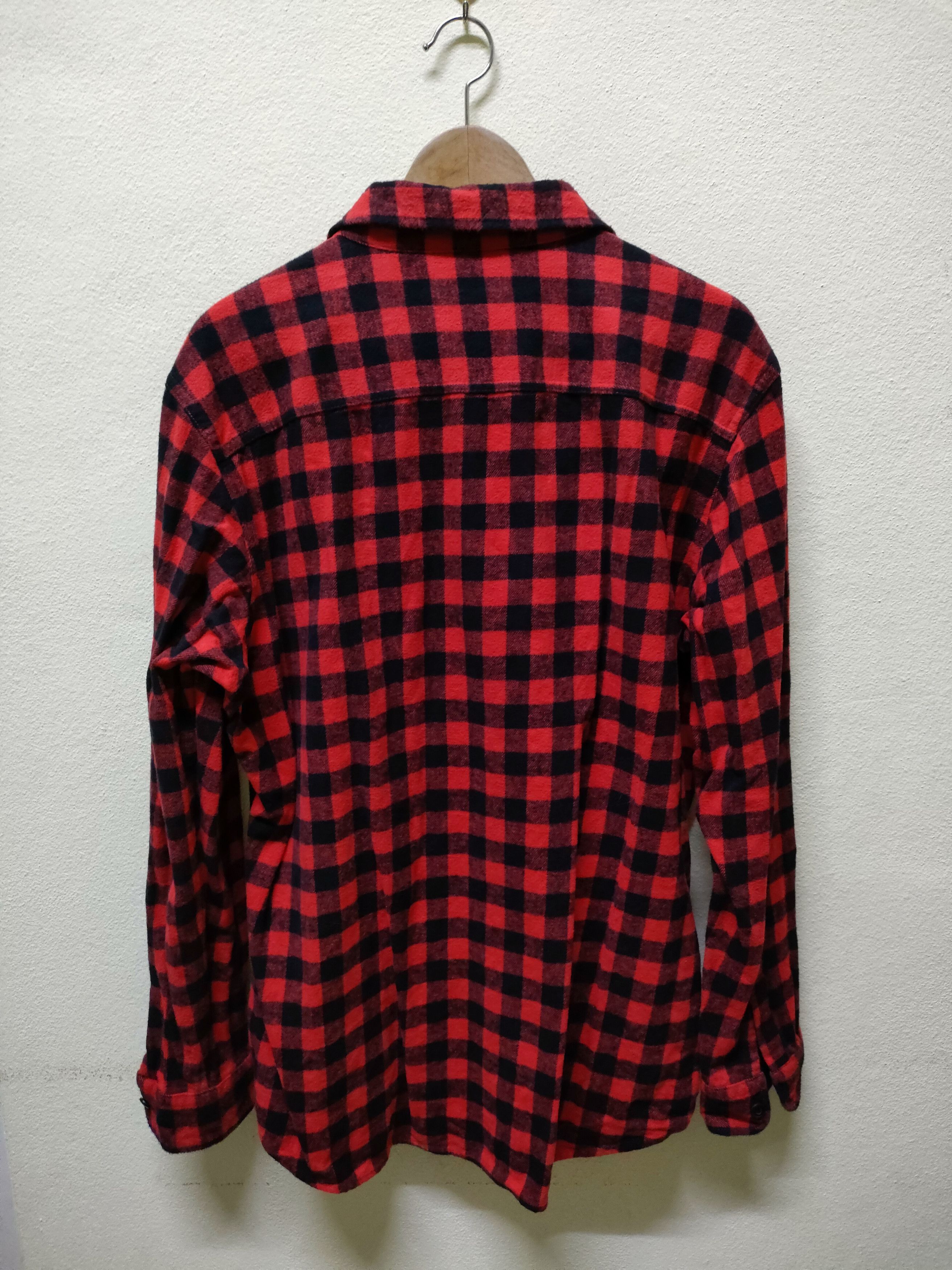 Flannel × Vintage 💥 Best Offer💥 Uniqlo Flannel Red Tartan Size US XL / EU 56 / 4 - 3 Thumbnail