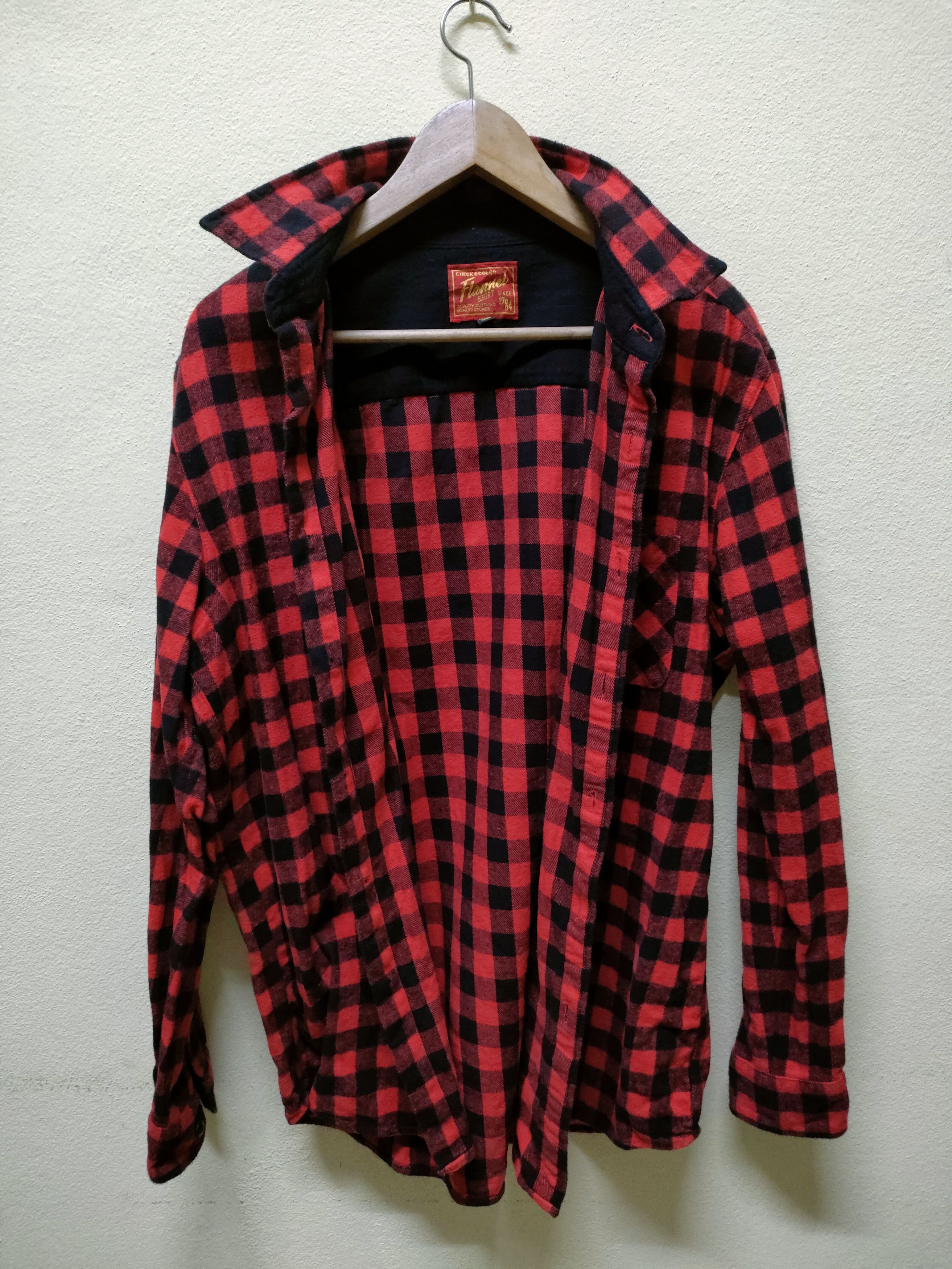 Flannel × Vintage 💥 Best Offer💥 Uniqlo Flannel Red Tartan Size US XL / EU 56 / 4 - 6 Thumbnail