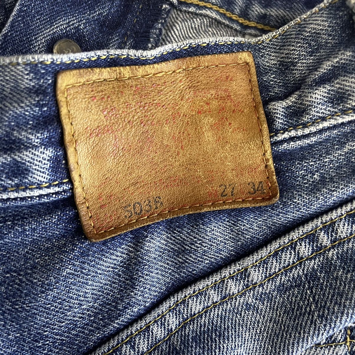 Levi's Vintage 90s Levis Big E Ripped Selvedge Jeans 26x33.5 Size US 26 / EU 42 - 18 Thumbnail