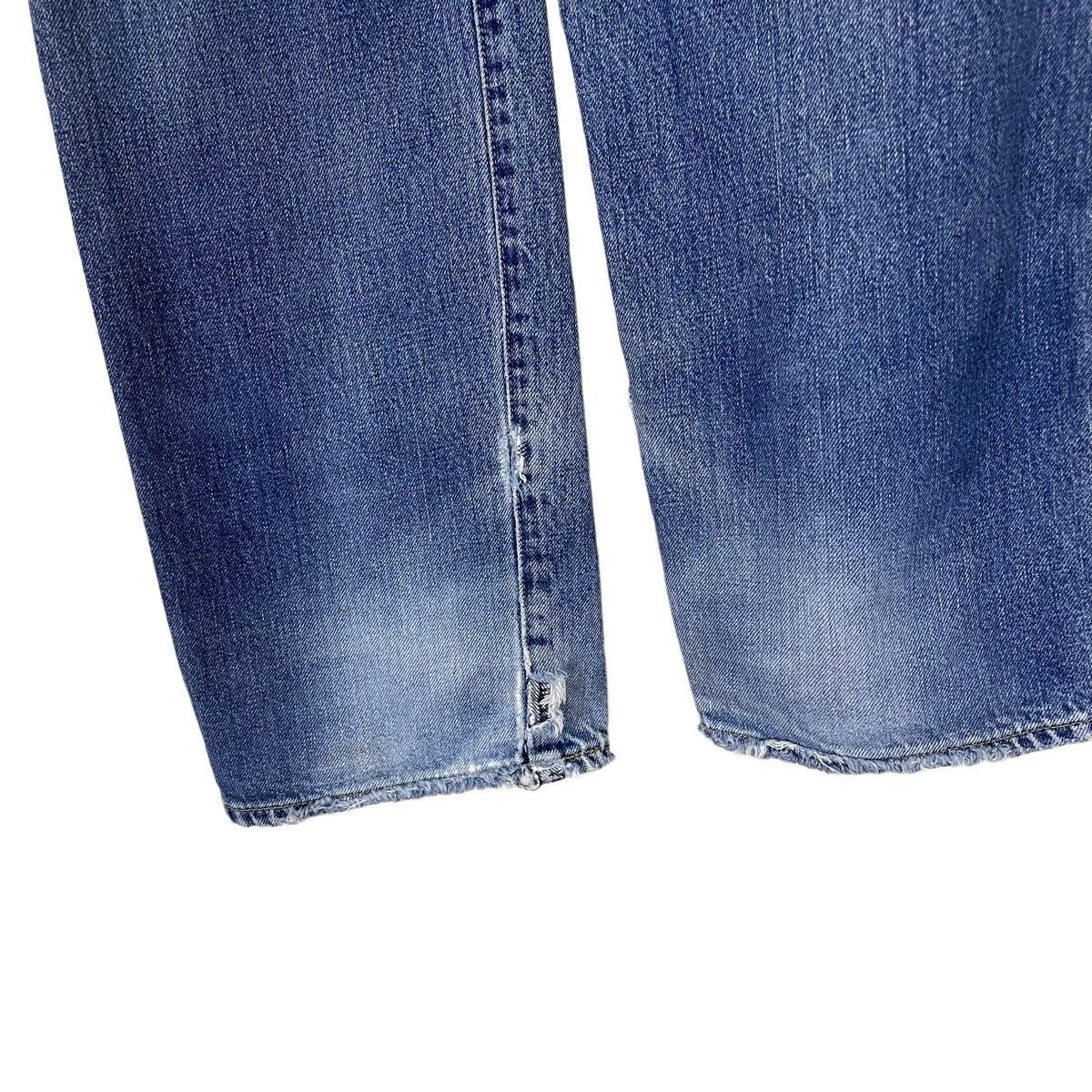 Levi's Vintage 90s Levis Big E Ripped Selvedge Jeans 26x33.5 Size US 26 / EU 42 - 13 Thumbnail