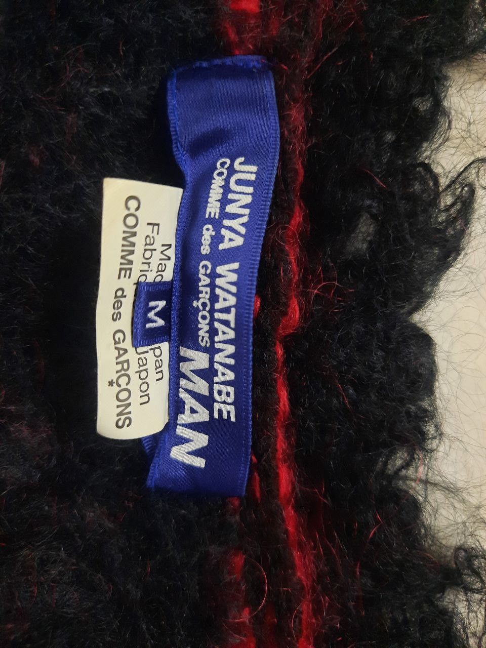 Junya Watanabe FW14 AW14 Distressed Grunge Mohair Striped Sweater Size US M / EU 48-50 / 2 - 3 Thumbnail
