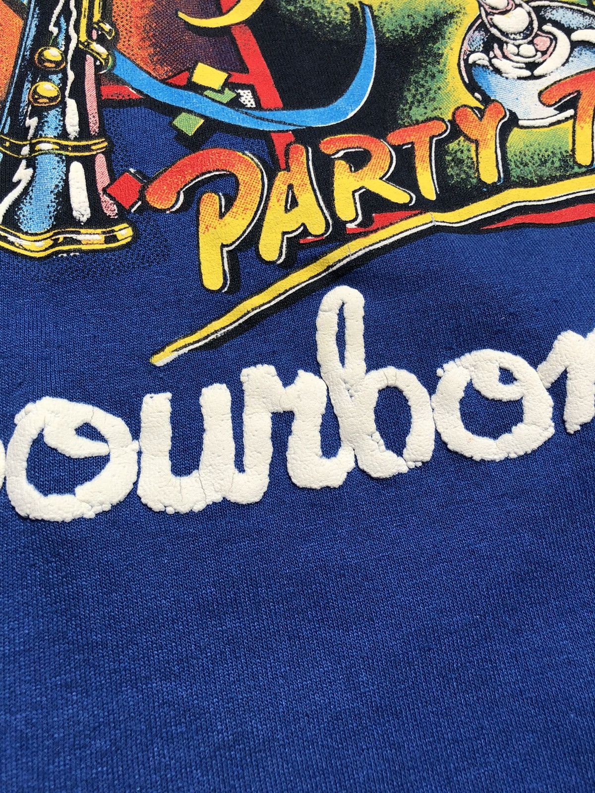 Band Tees Vintage 90s New Orleans Jazz Bourbon Street Party Time Tee Size US S / EU 44-46 / 1 - 5 Thumbnail
